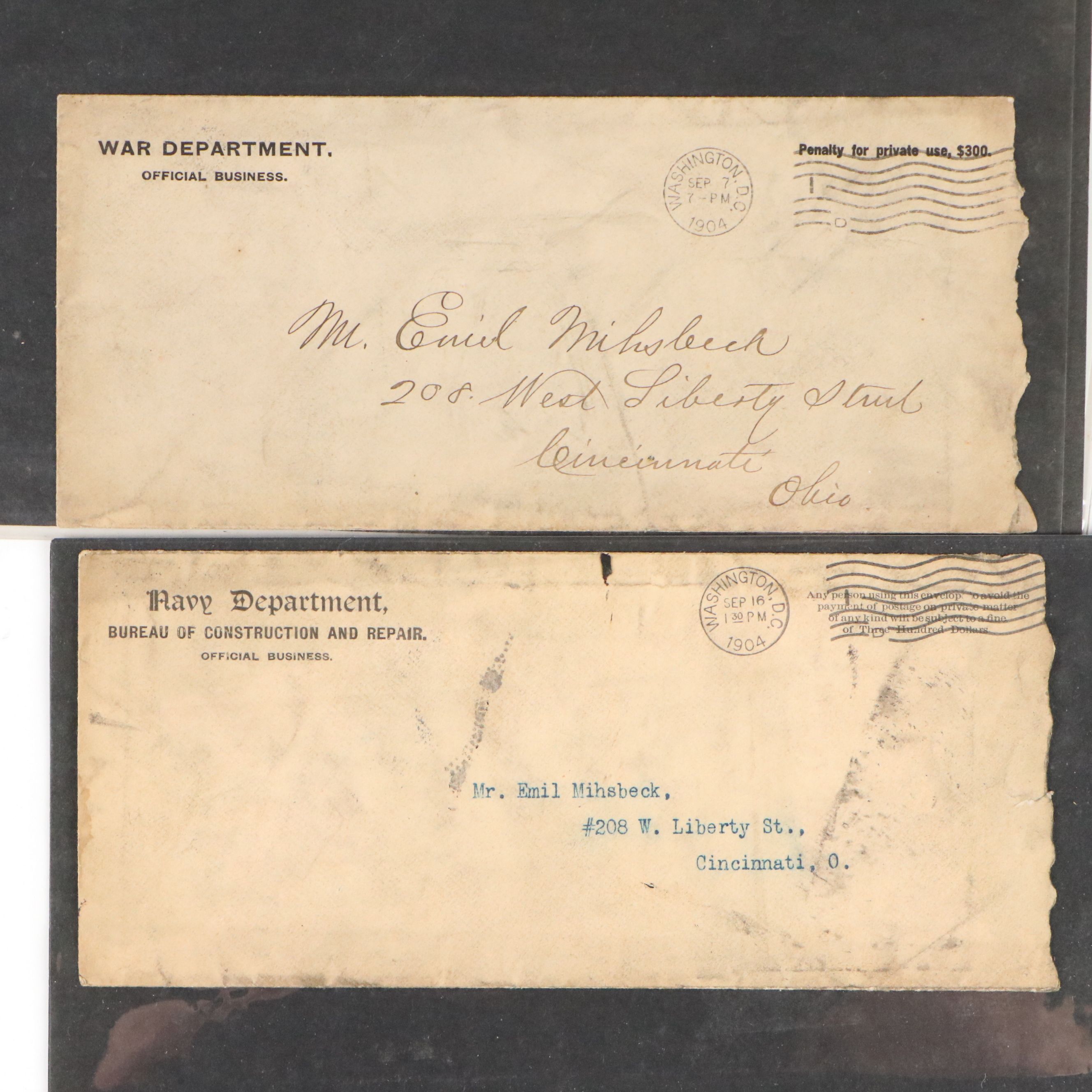 Civil War Era Soldier Ledger with Letters, Deeds and More Ephemera, 1852–1981