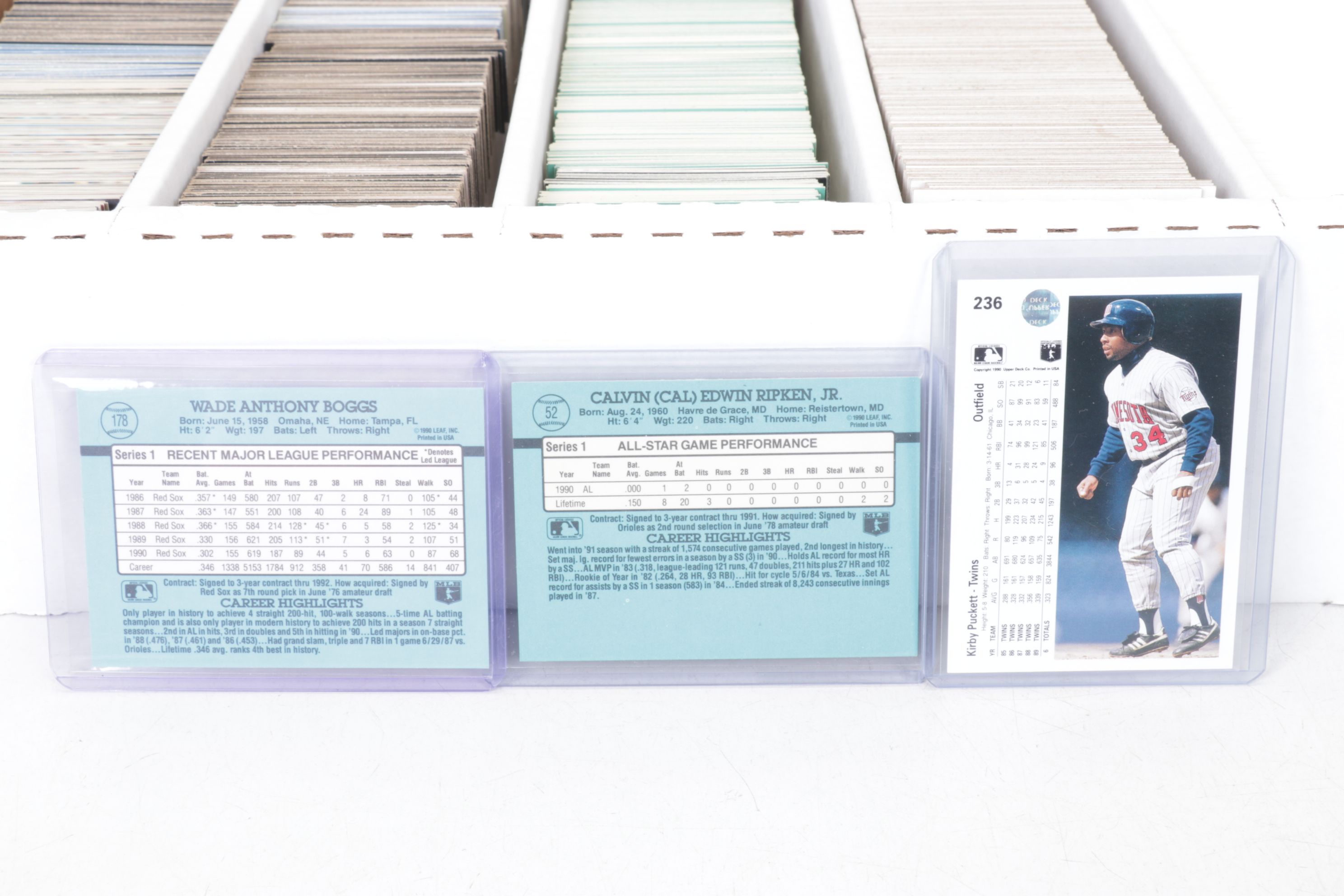 5,000 Mint Condition Topps, Donruss and Fleer Baseball Cards, 1986-1997