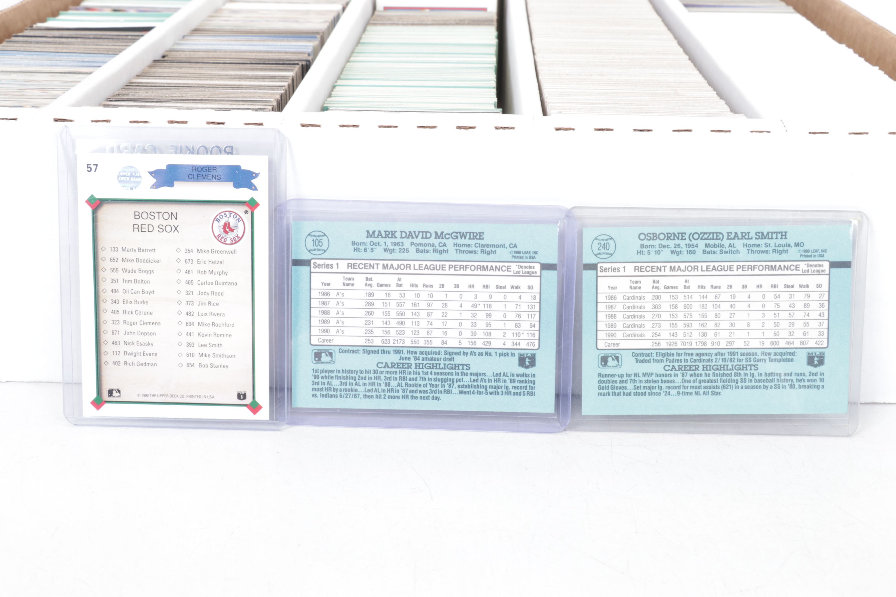 5,000 Mint Condition Topps, Donruss and Fleer Baseball Cards, 1986-1997