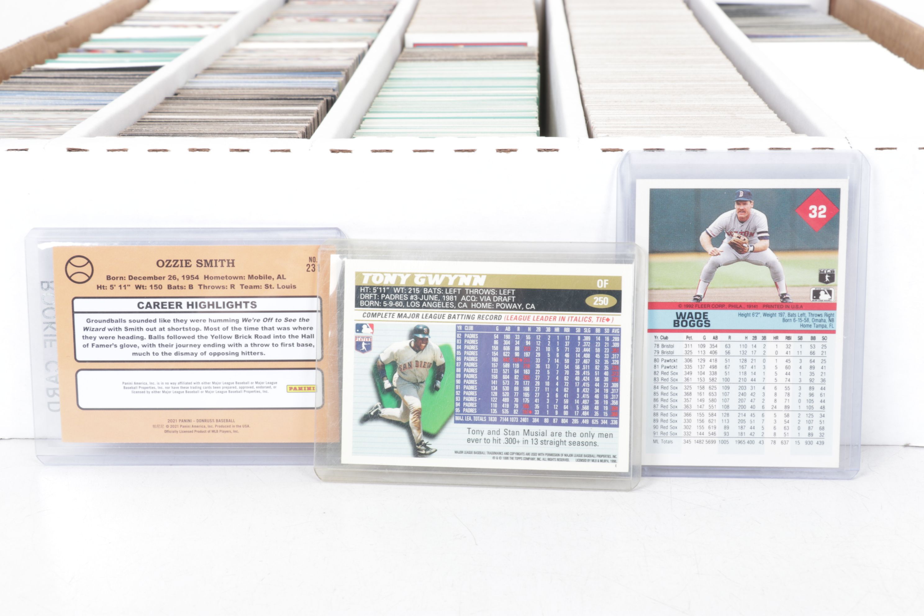 5,000 Mint Condition Topps, Donruss and Fleer Baseball Cards, 1986-1997