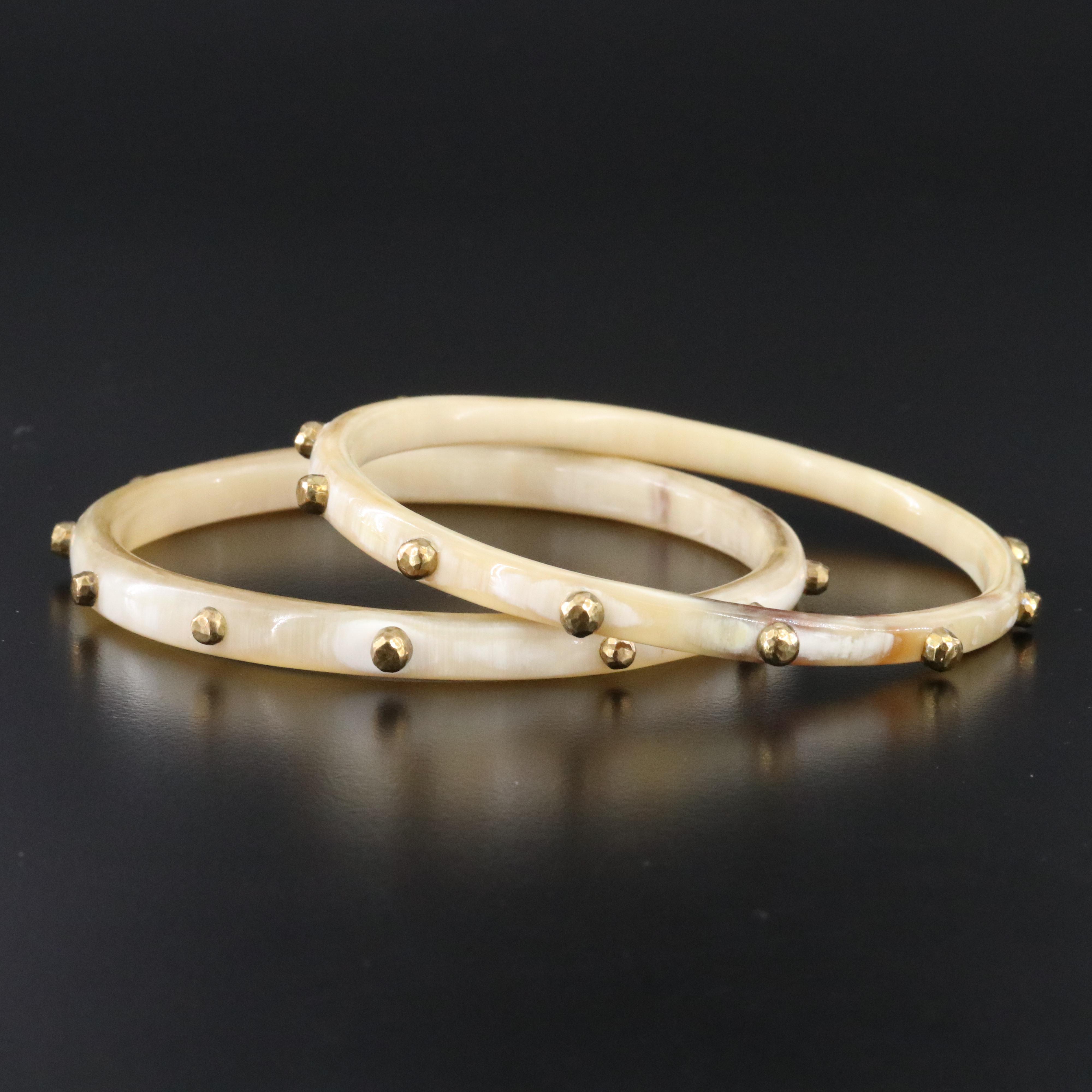 Horn and Brass Bangles