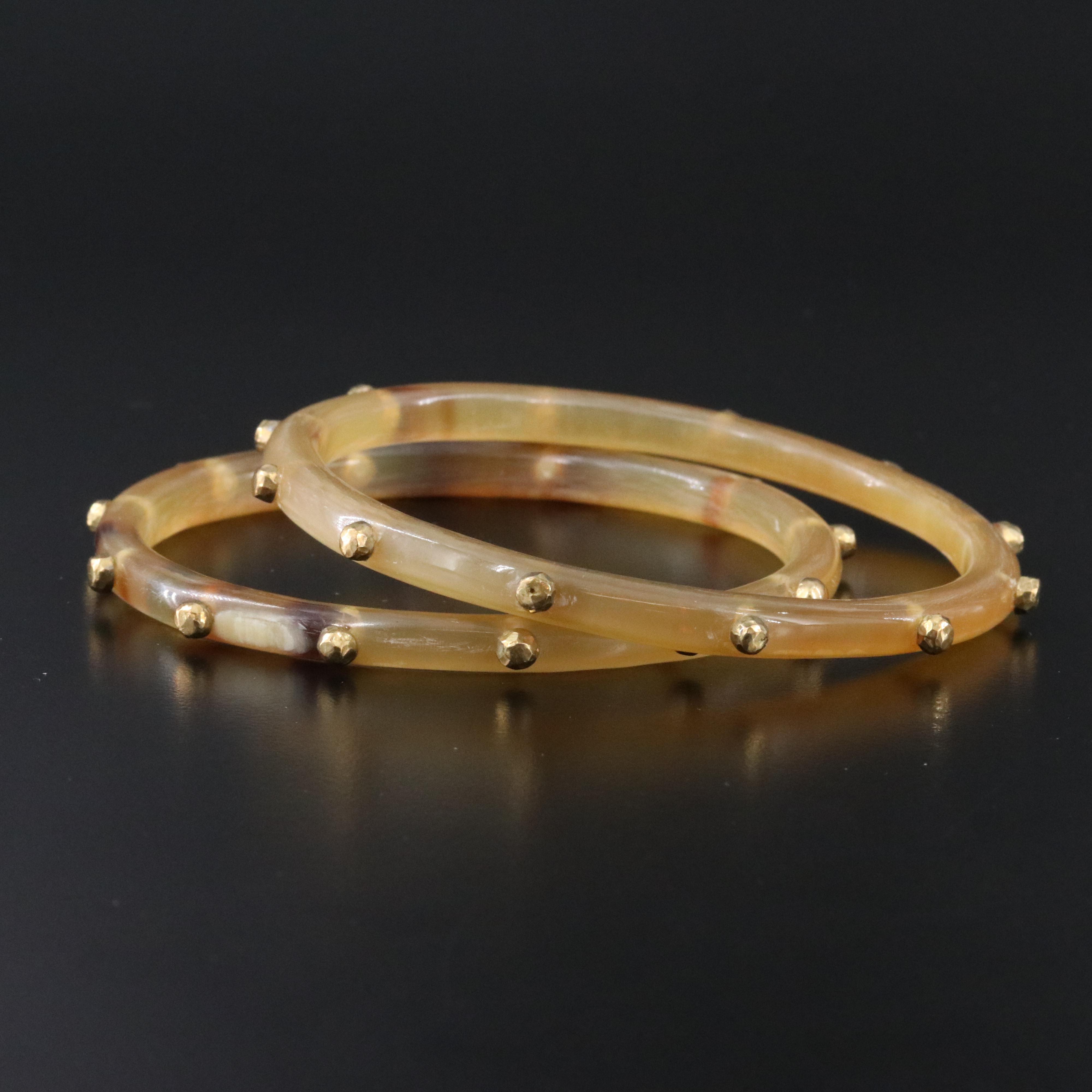 Horn and Brass Bangles