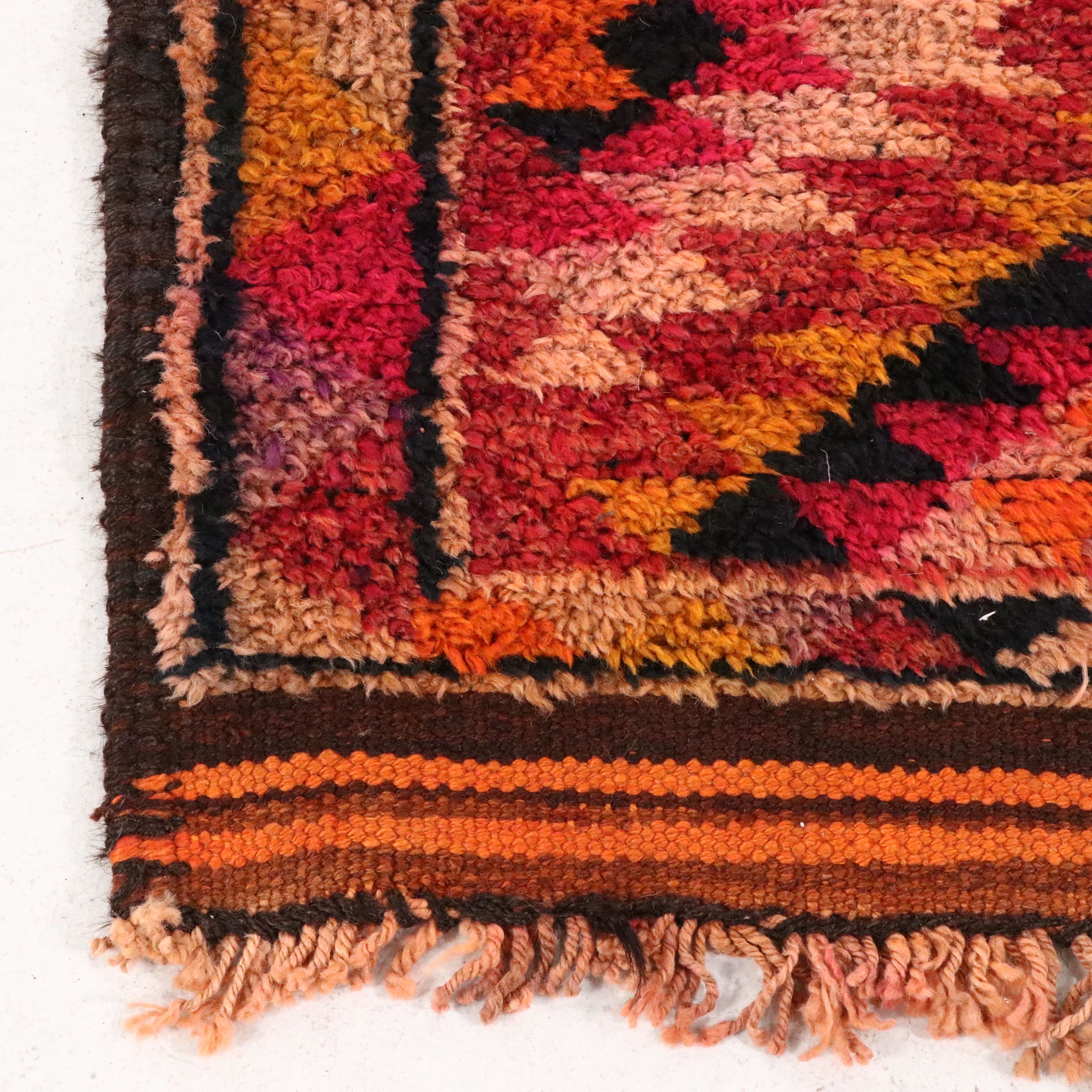 2'11 x 13'3 Hand-Knotted Turkish Oushak Carpet Runner