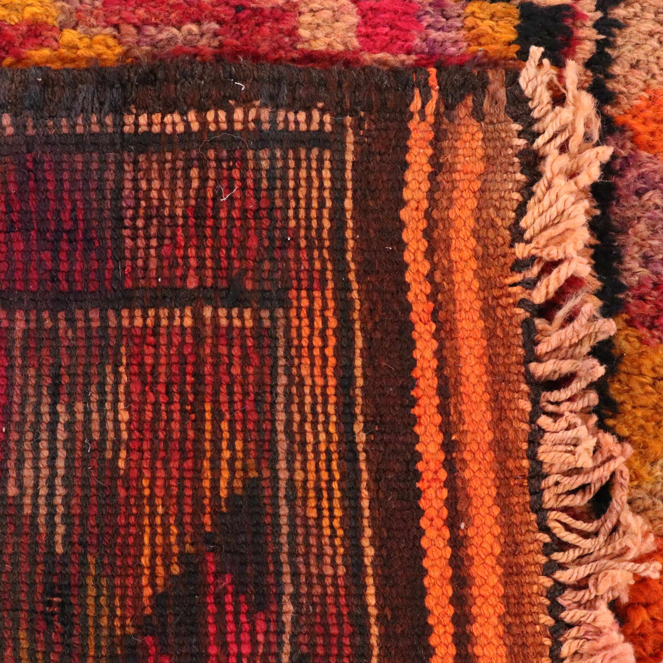 2'11 x 13'3 Hand-Knotted Turkish Oushak Carpet Runner