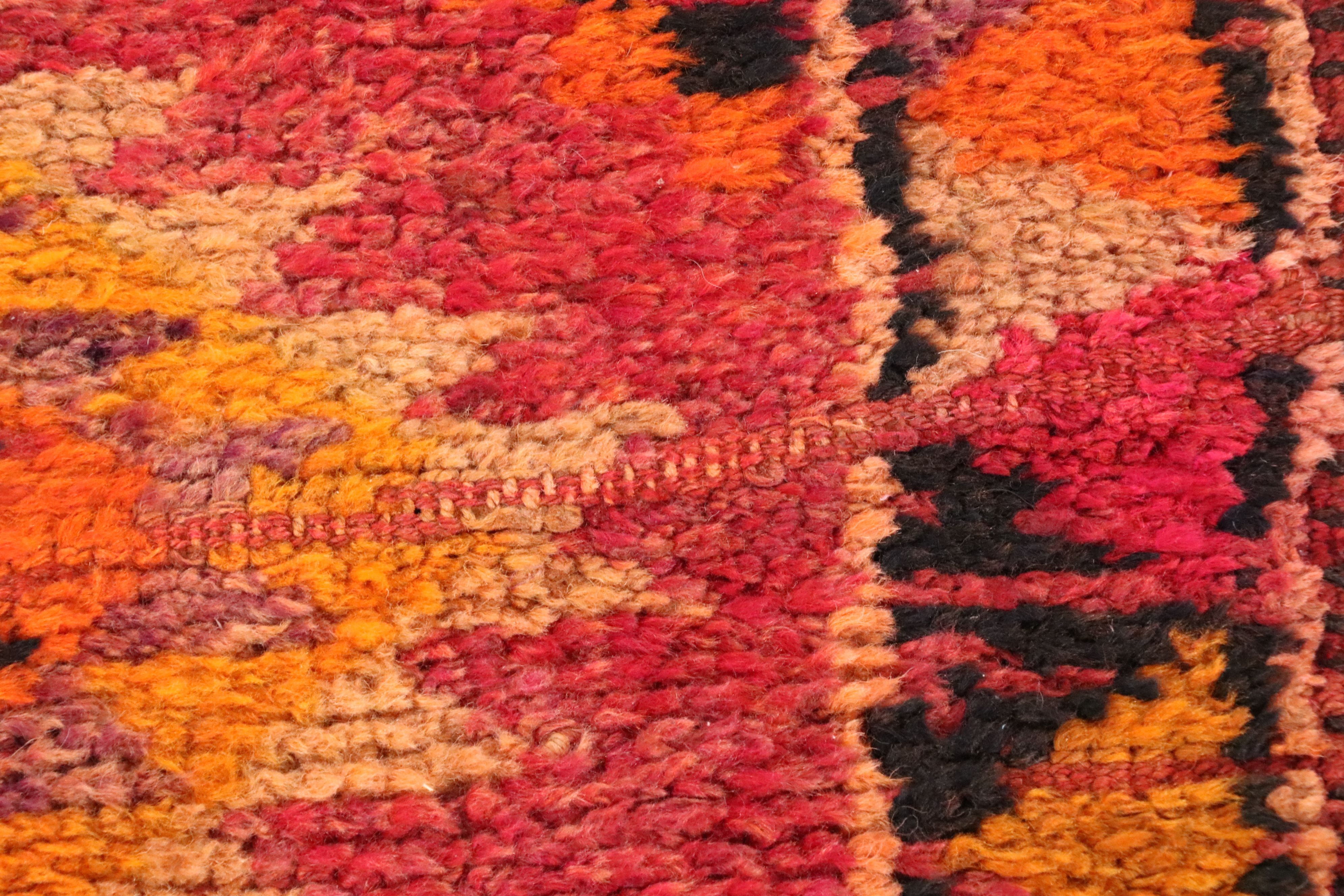 2'11 x 13'3 Hand-Knotted Turkish Oushak Carpet Runner