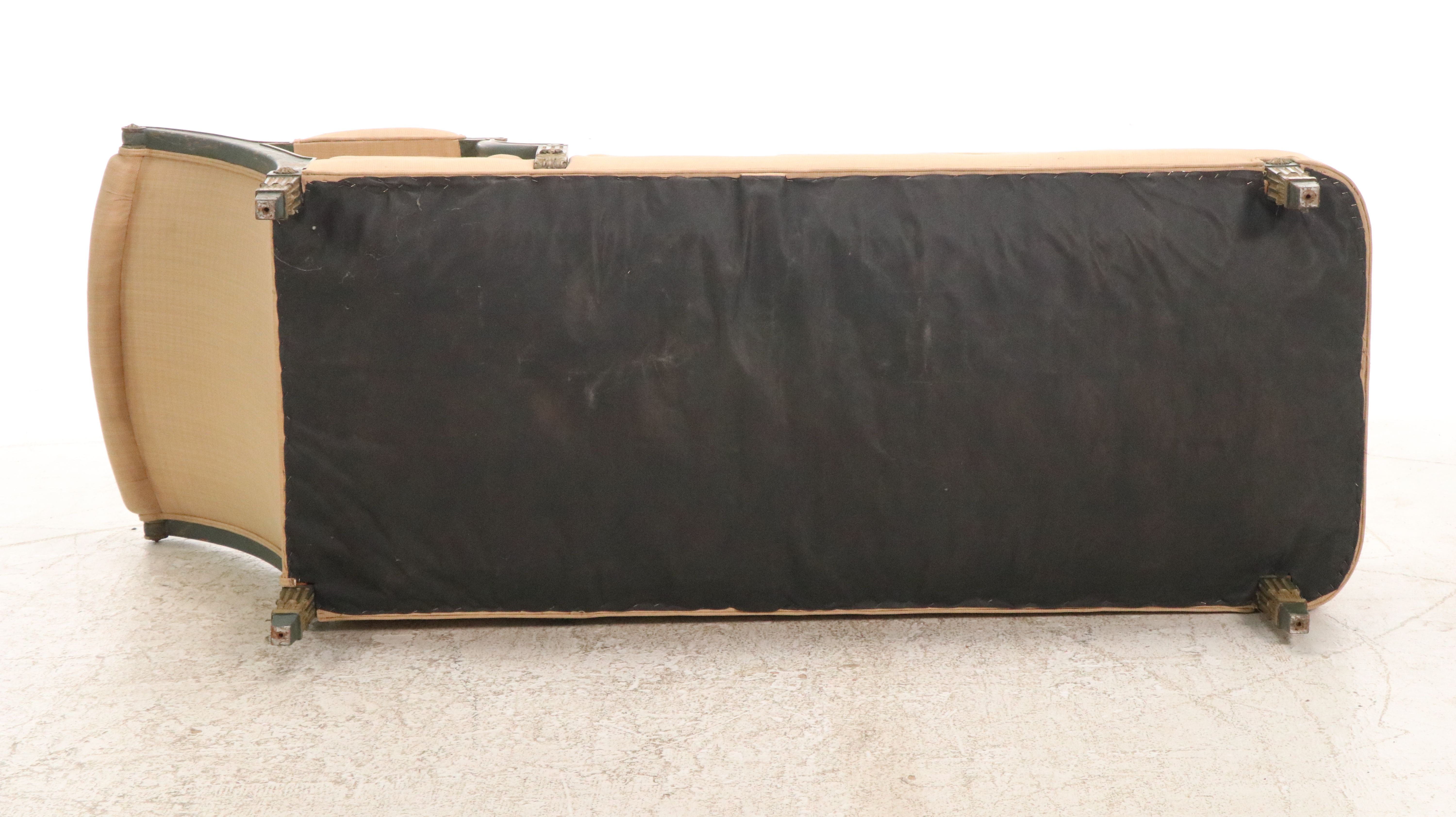 Empire Style Upholstered Chaise Lounge