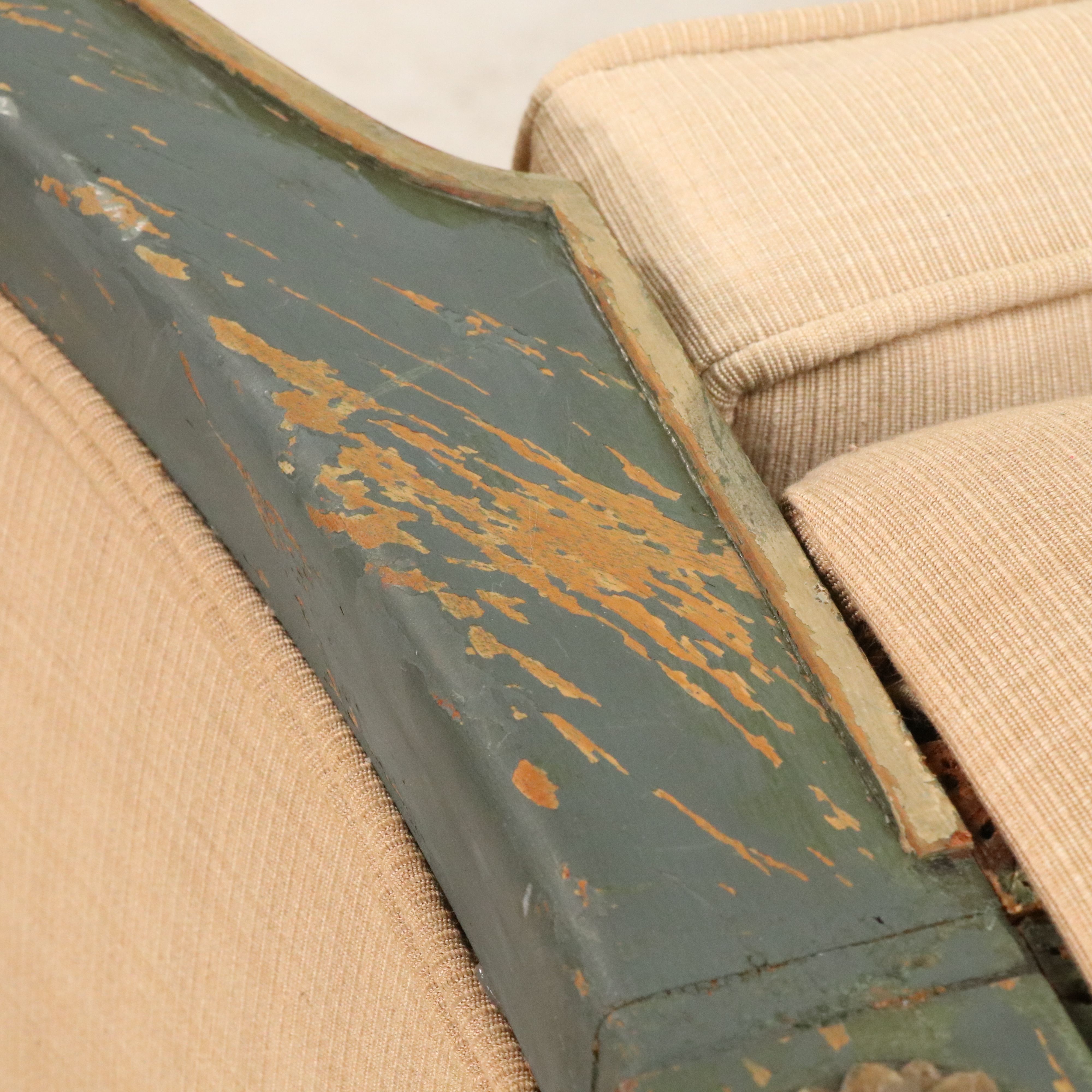 Empire Style Upholstered Chaise Lounge