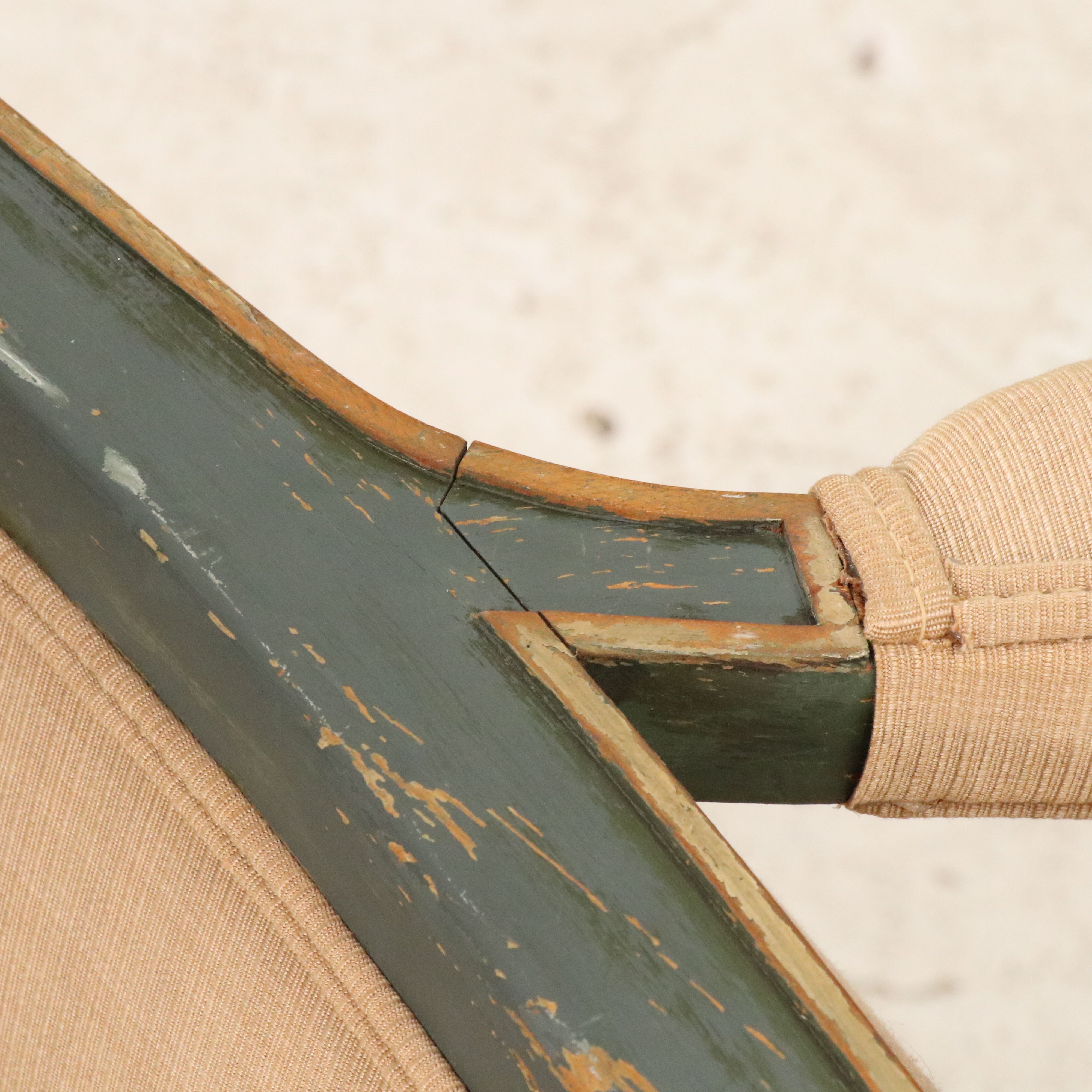 Empire Style Upholstered Chaise Lounge