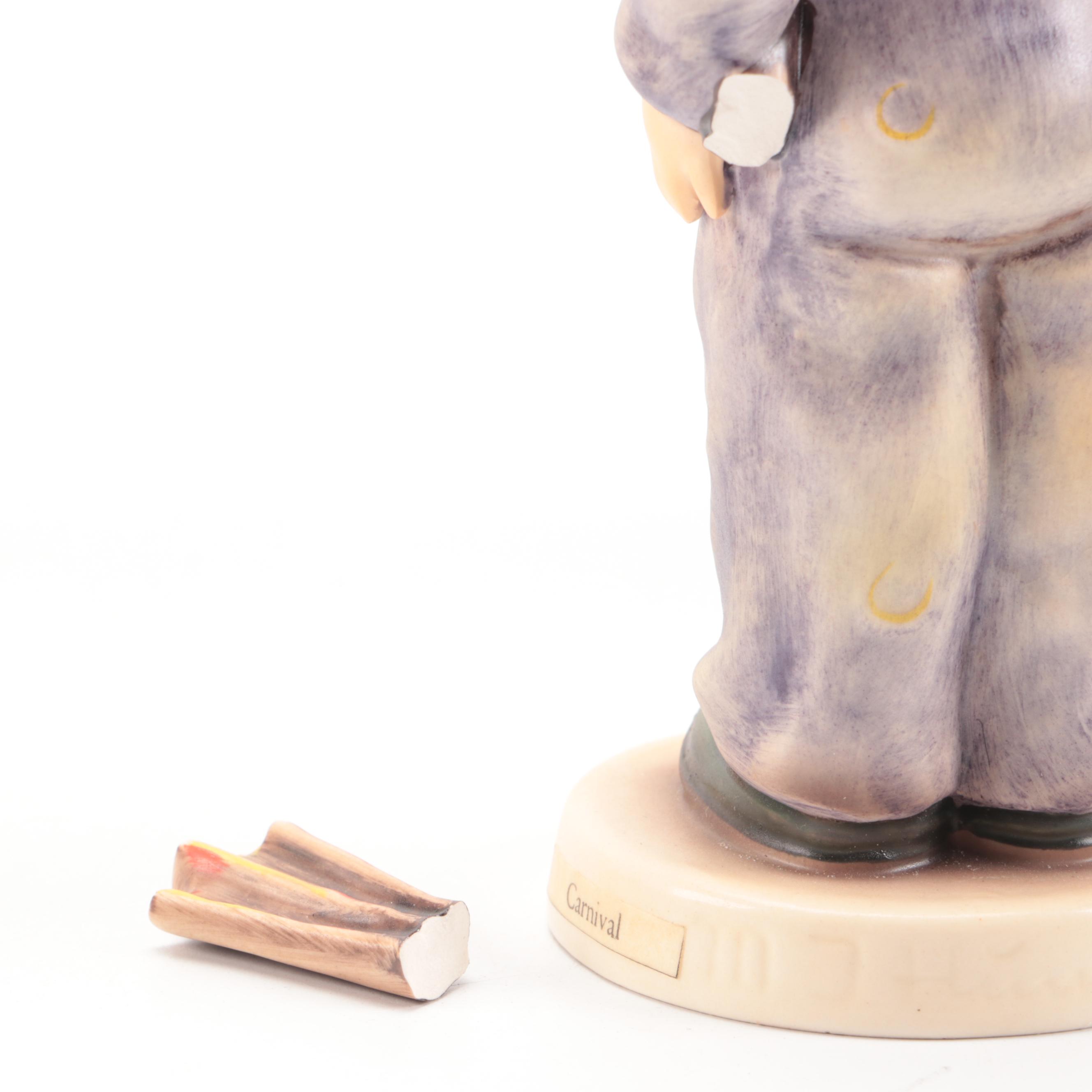 Vintage Goebel "Carnival," "Doctor," and "Adoration" Porcelain Figurines