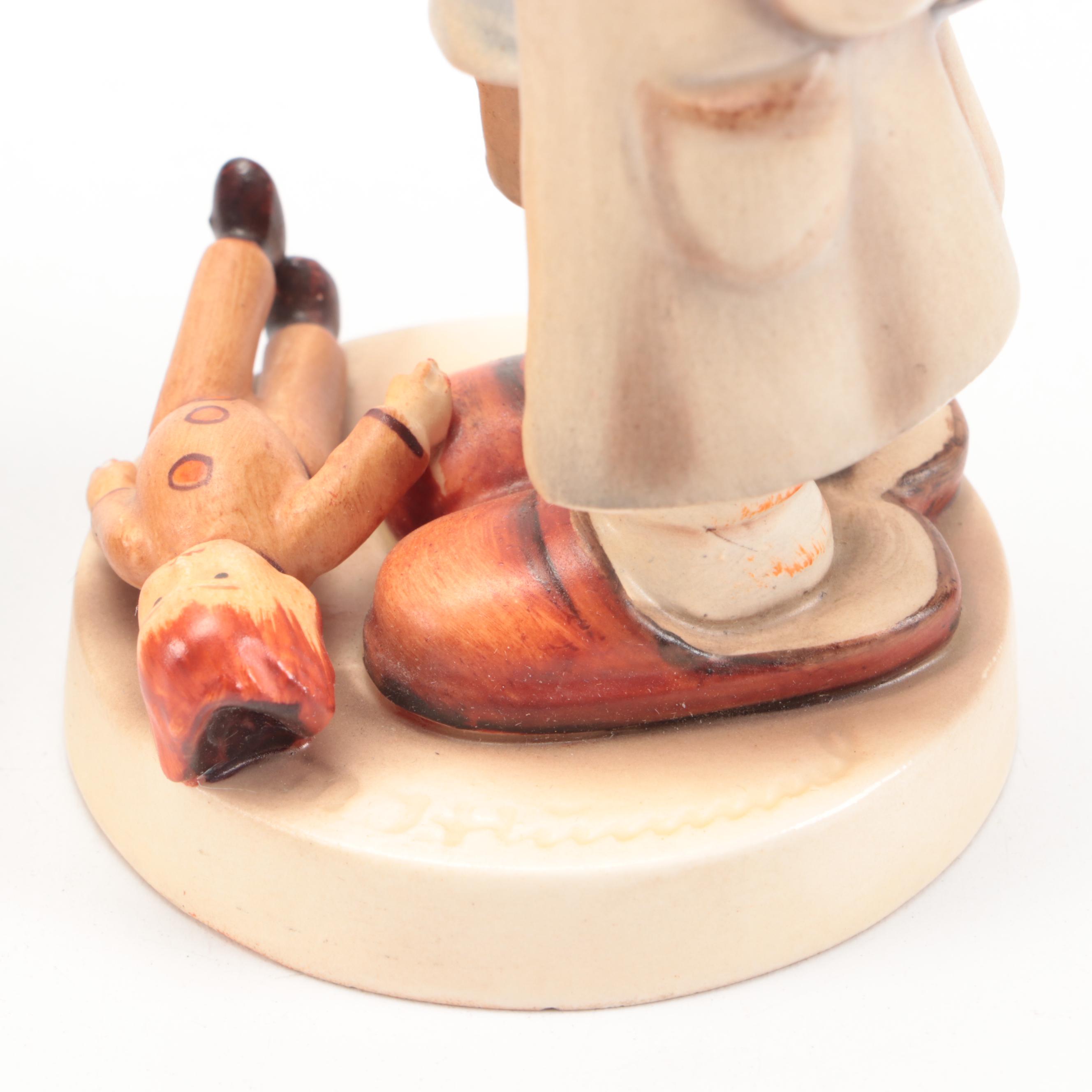 Vintage Goebel "Carnival," "Doctor," and "Adoration" Porcelain Figurines