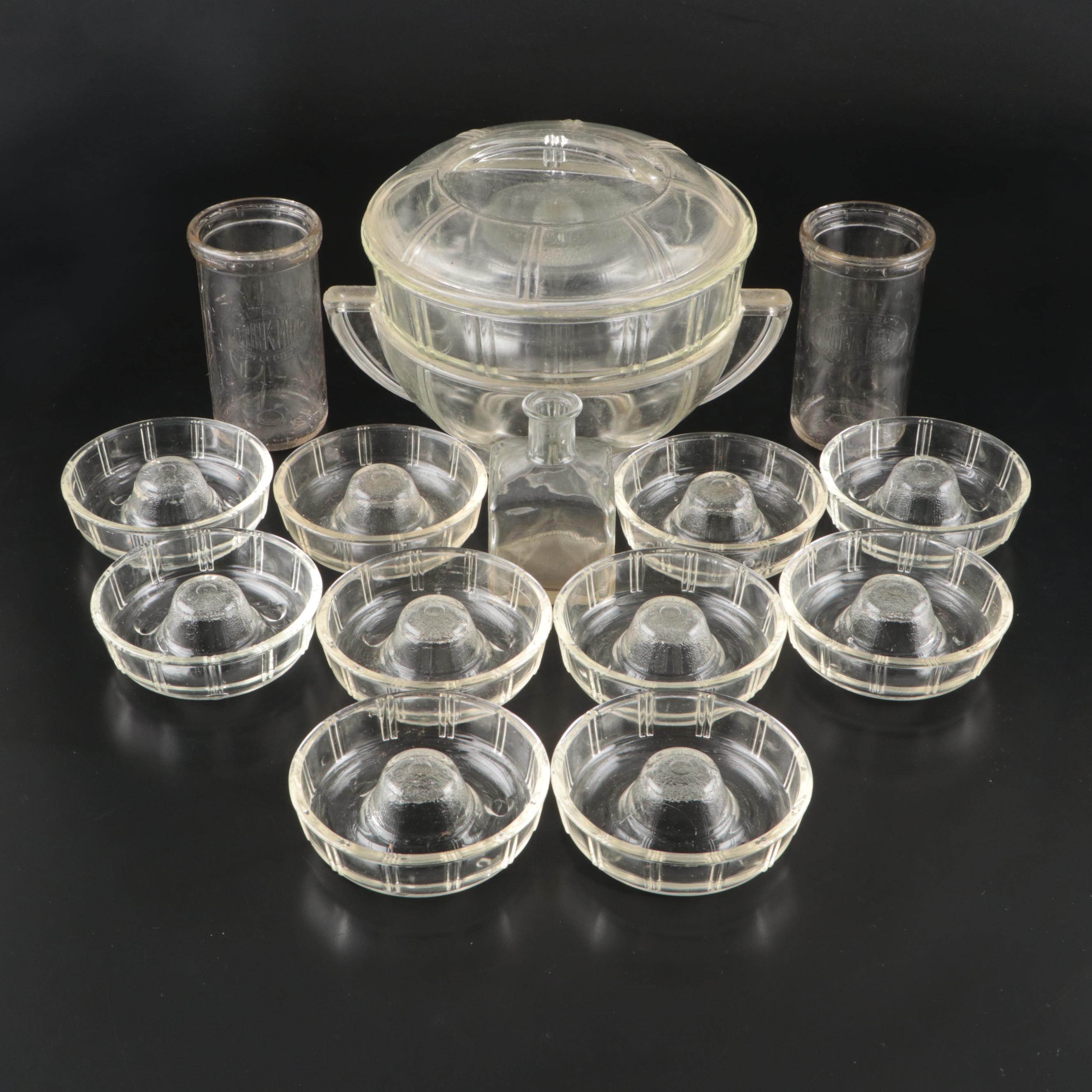 Glasbake Molds and Other Vintage Glass Kitchenware