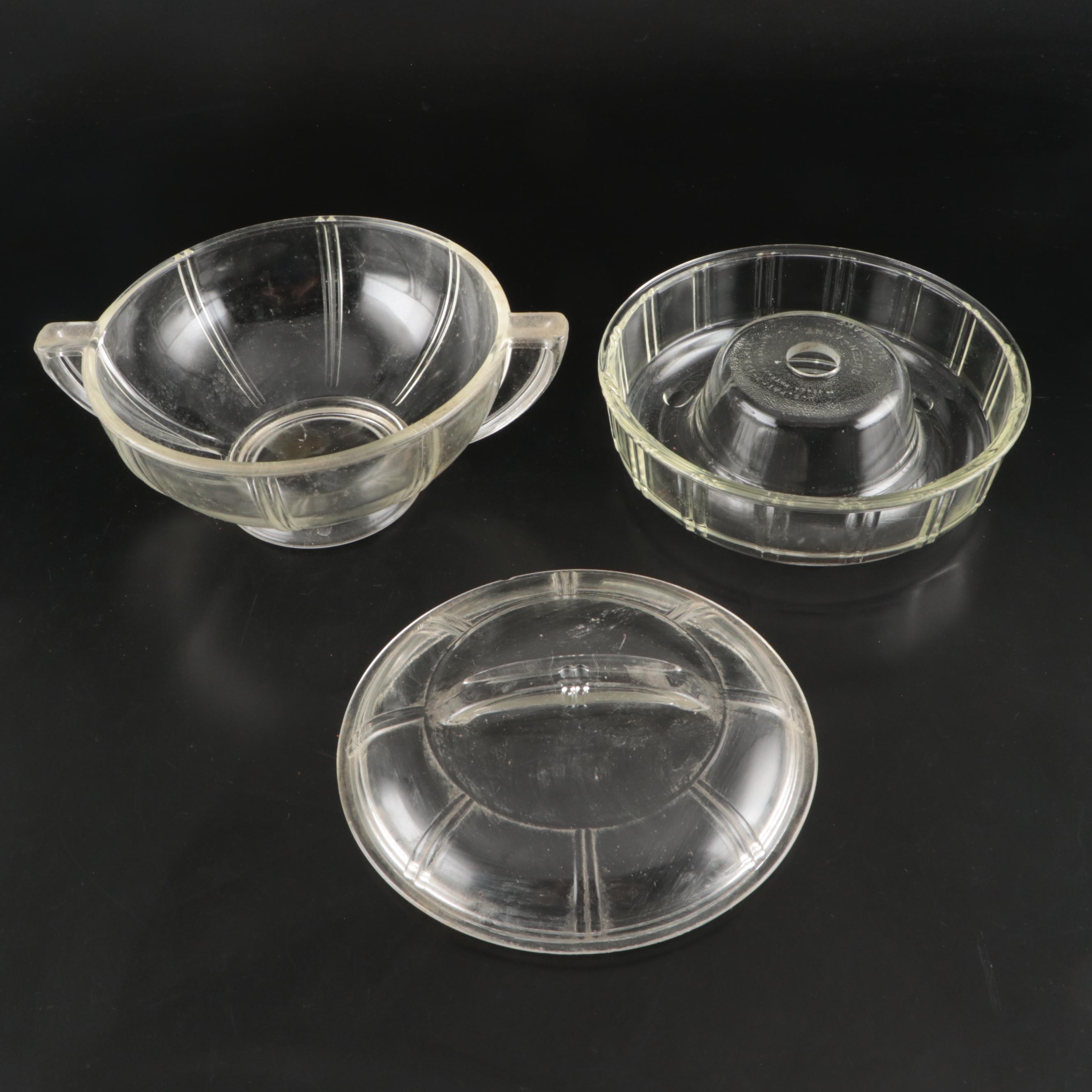 Glasbake Molds and Other Vintage Glass Kitchenware