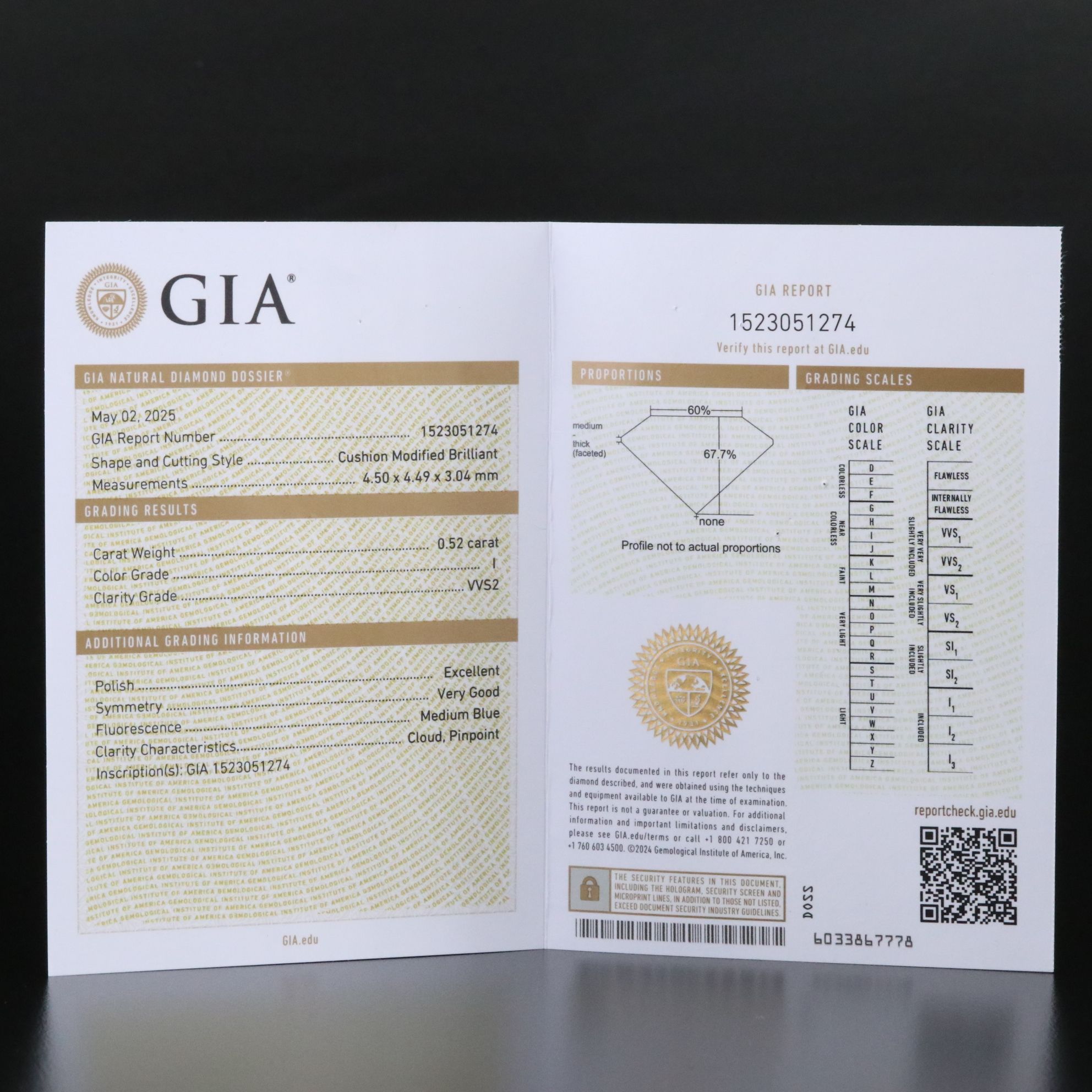 Platinum 2.63 CTW Diamond Ring with GIA Reports