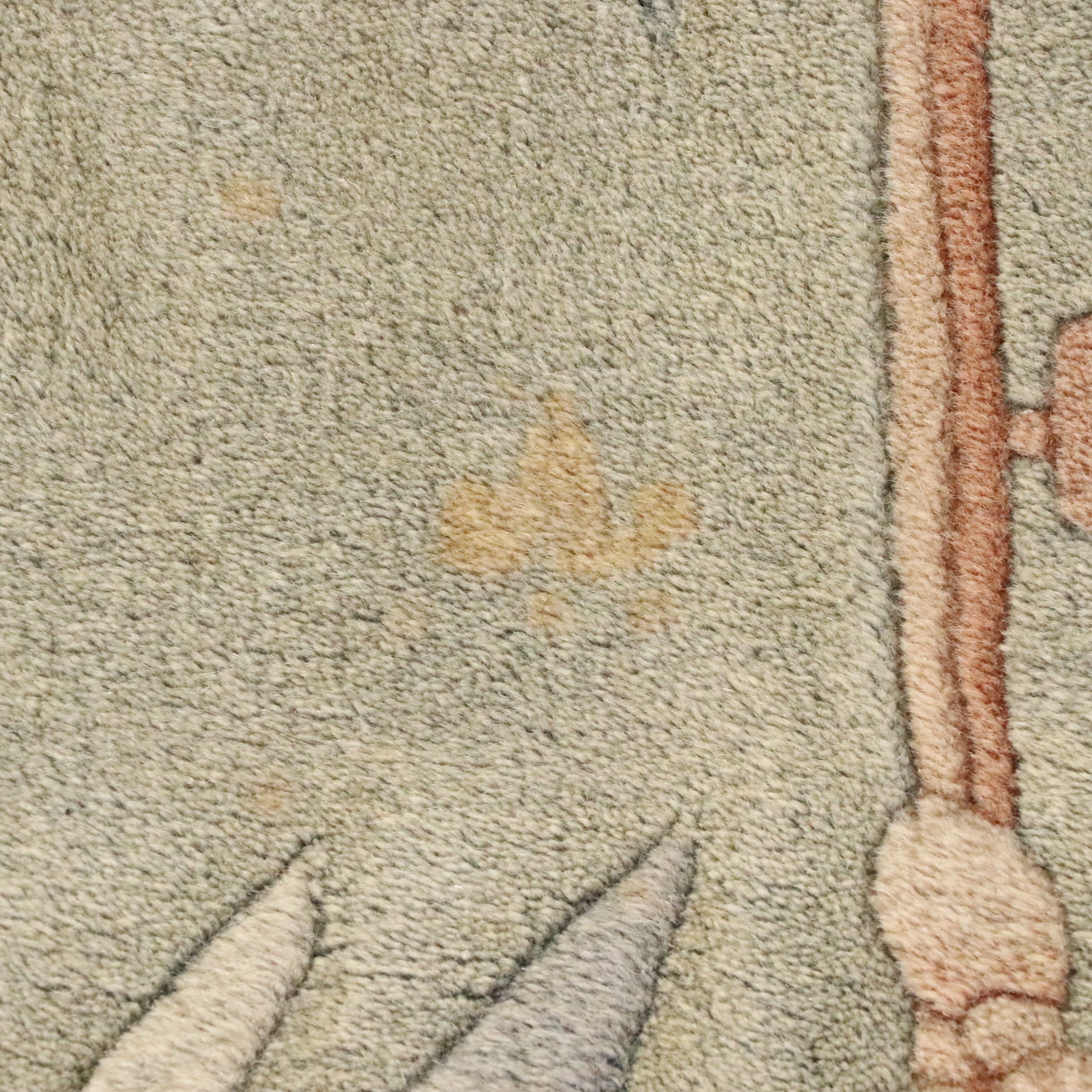 3'1 x 5'9 Hand-Knotted Chinese Peking Area Rug