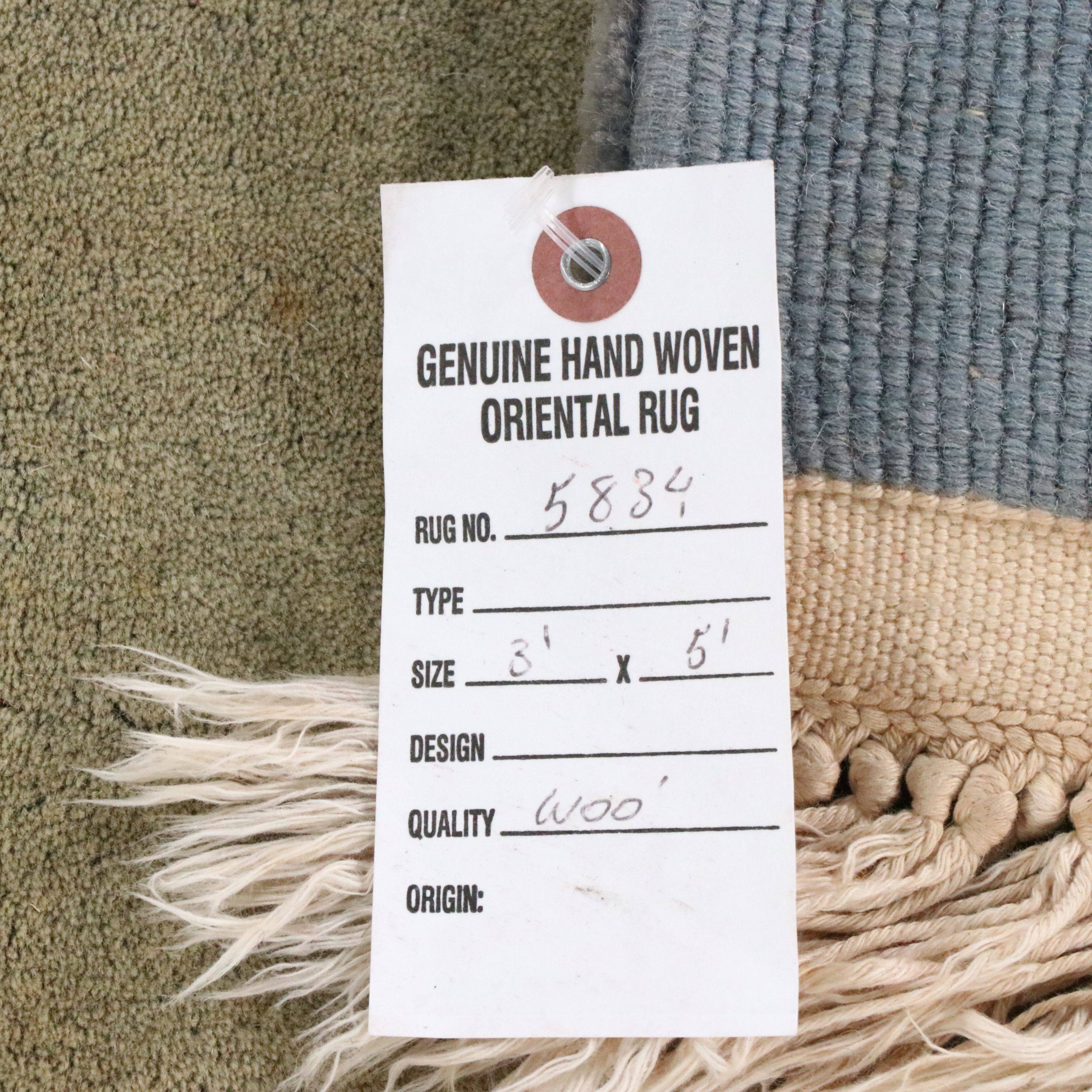 3'1 x 5'9 Hand-Knotted Chinese Peking Area Rug