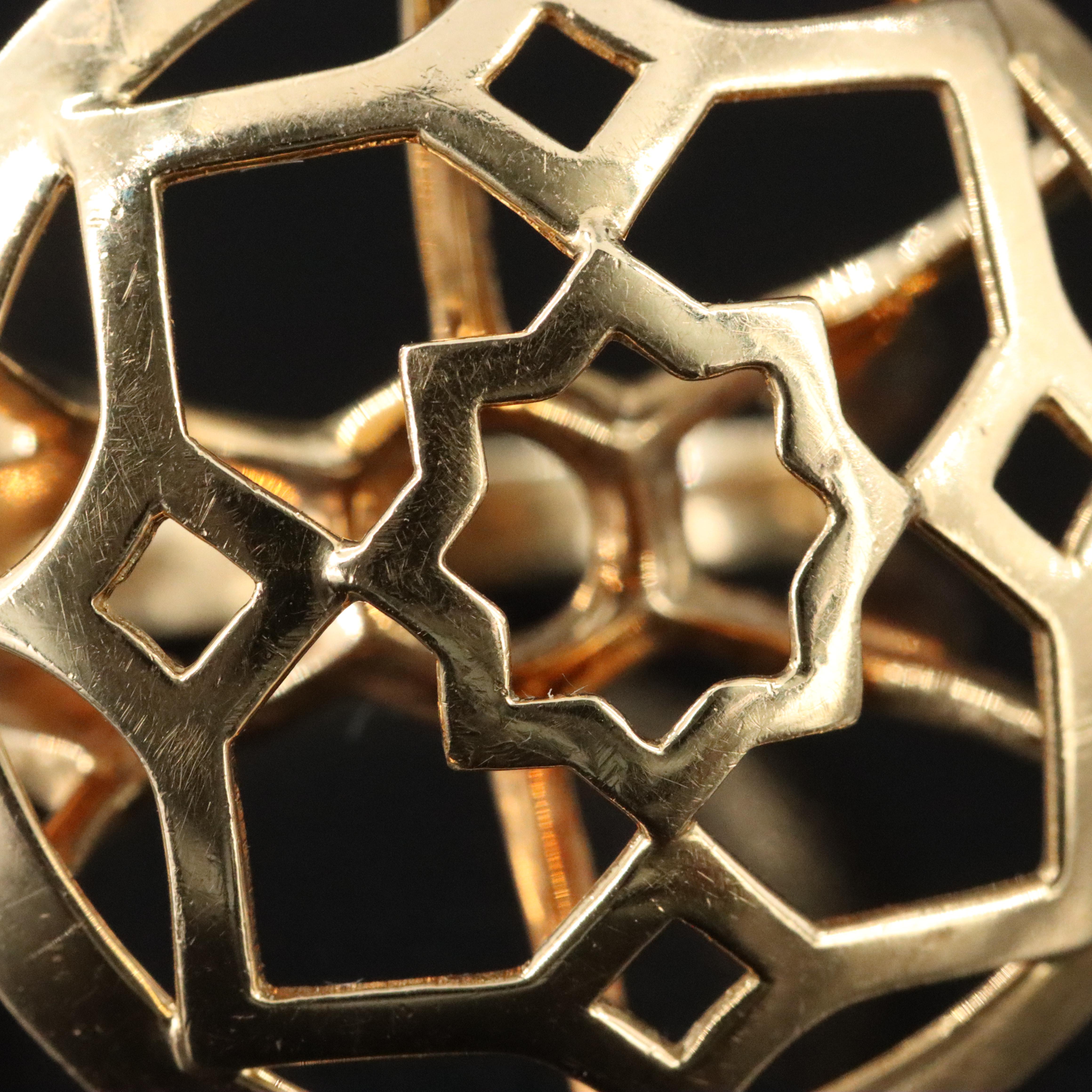 Paloma Picasso for Tiffany & Co. Zellige Marrakesh 18K Medallion Ring