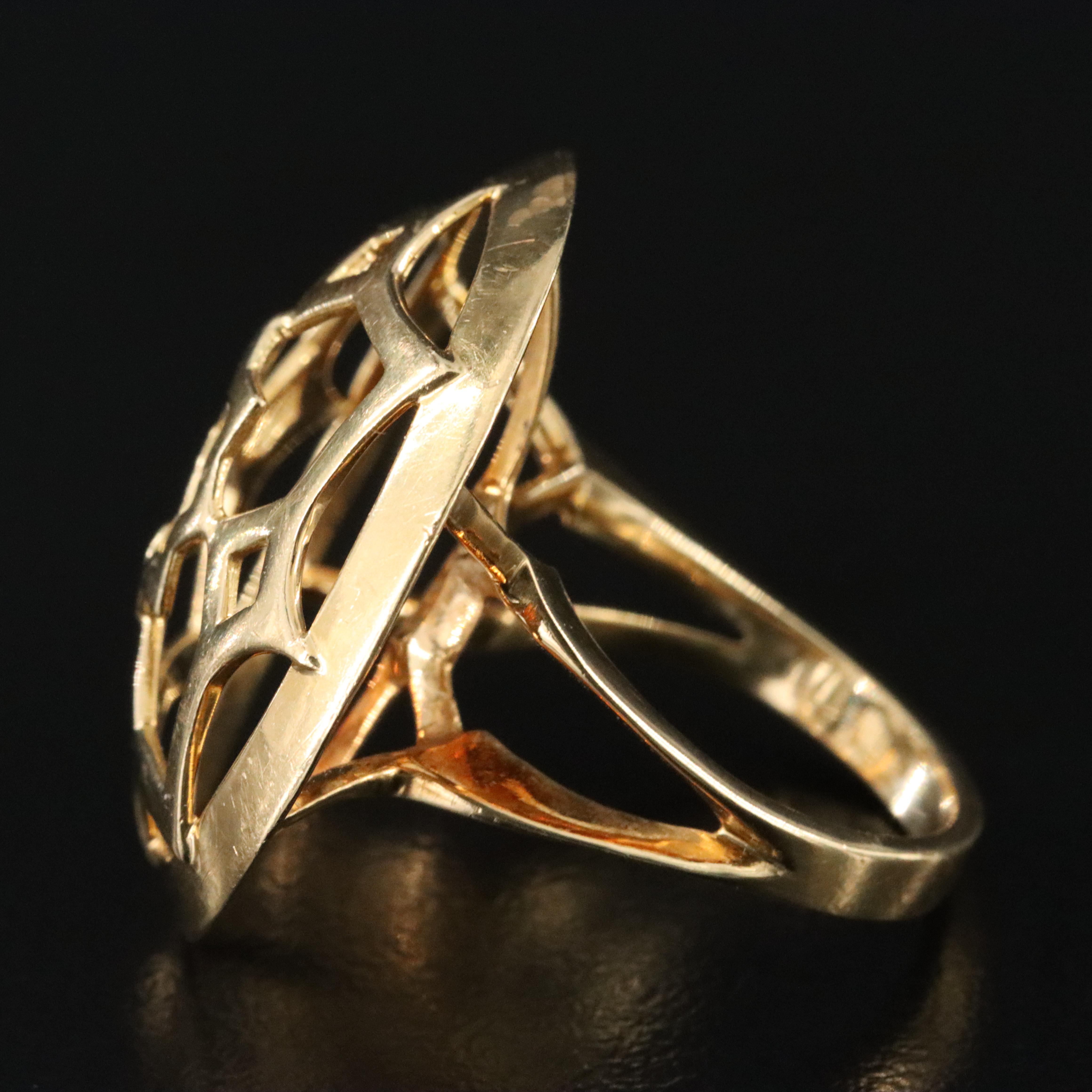 Paloma Picasso for Tiffany & Co. Zellige Marrakesh 18K Medallion Ring