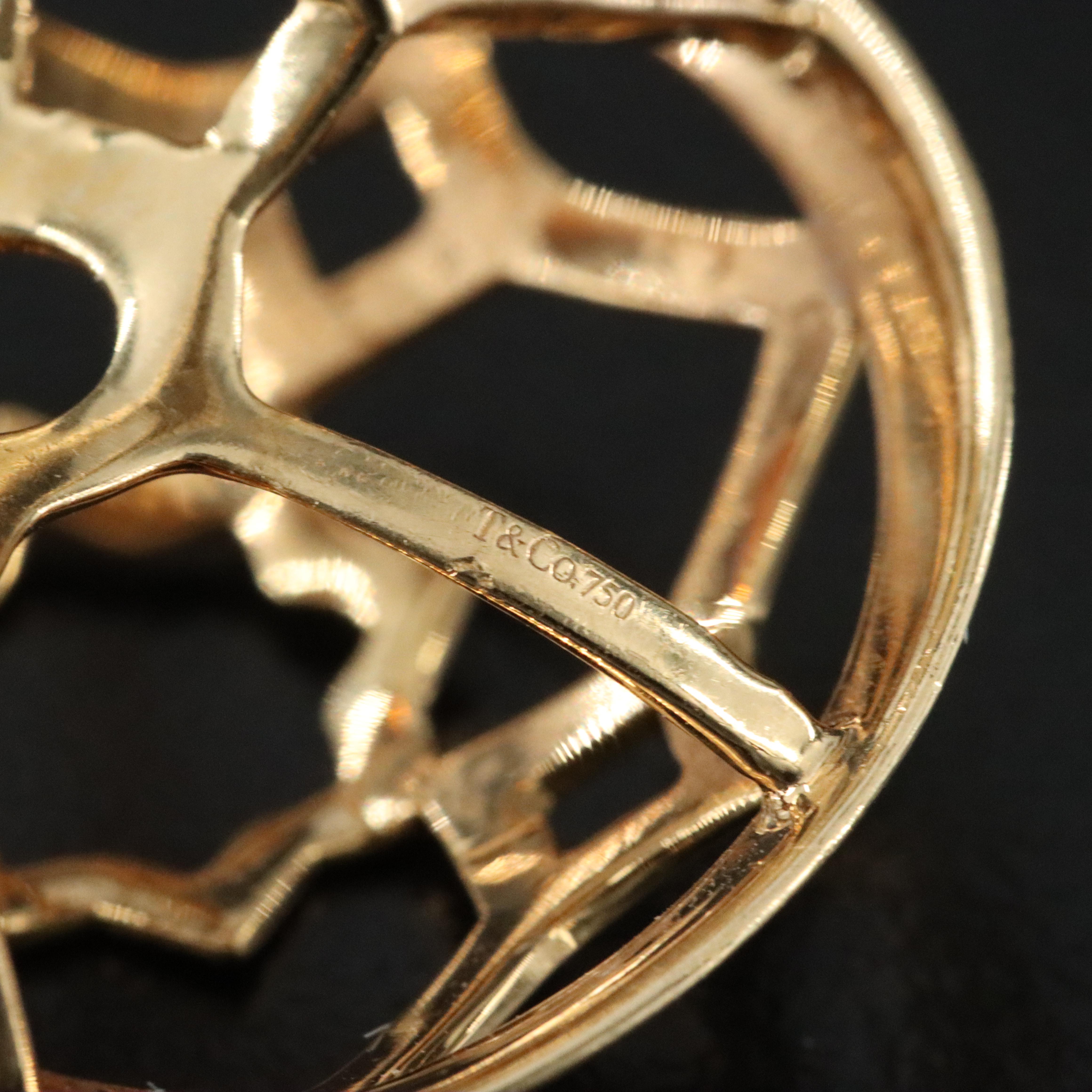 Paloma Picasso for Tiffany & Co. Zellige Marrakesh 18K Medallion Ring