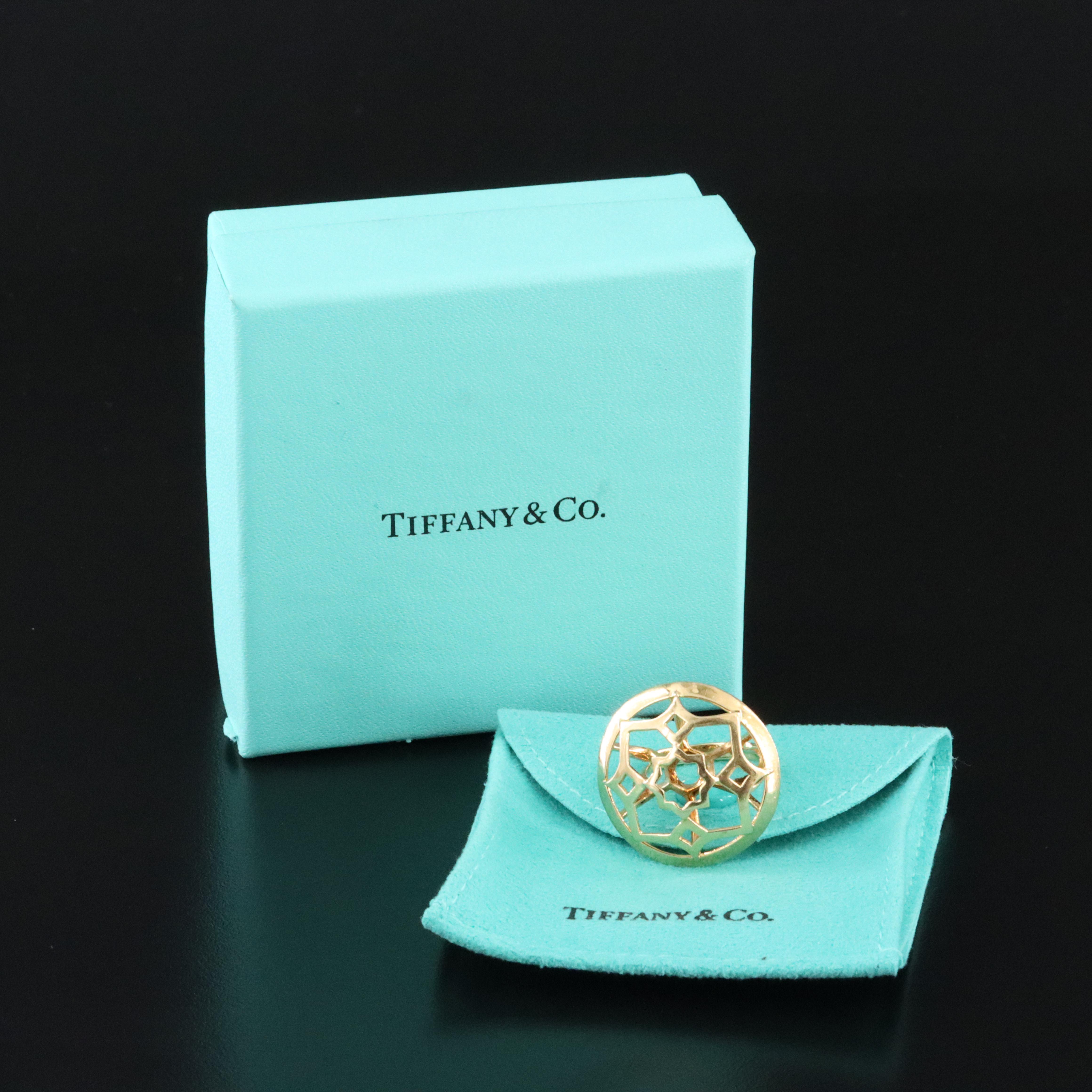 Paloma Picasso for Tiffany & Co. Zellige Marrakesh 18K Medallion Ring