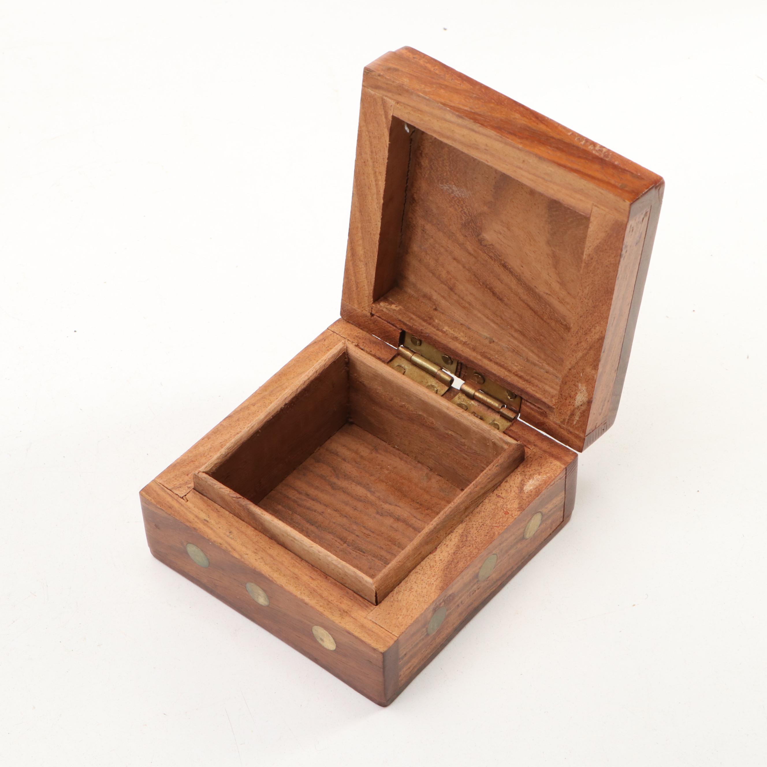 Pine Bark and Other Wooden Decorative Boxes