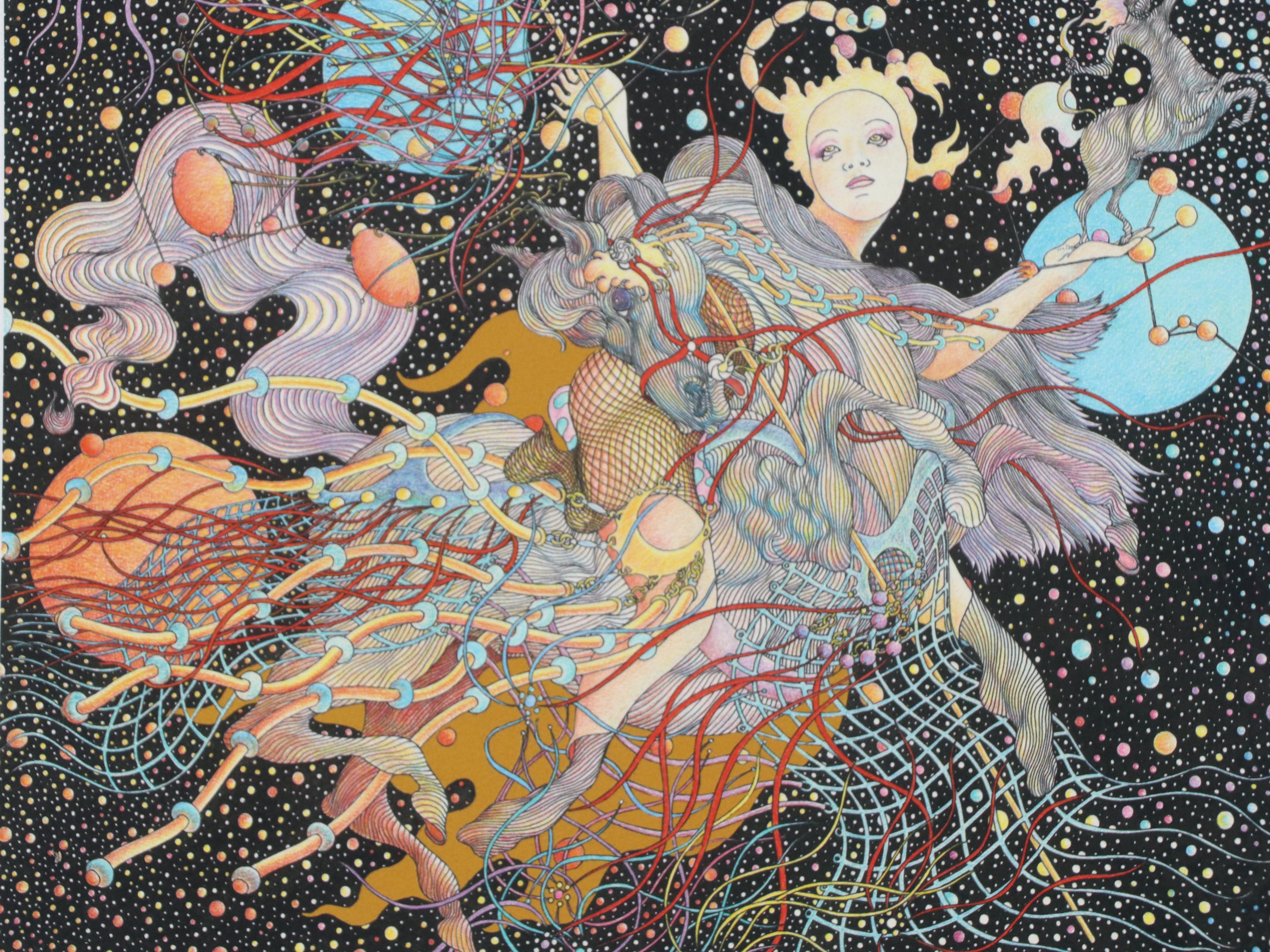 Guillaume Azoulay Surrealist Giclée "Nocturne," 2000