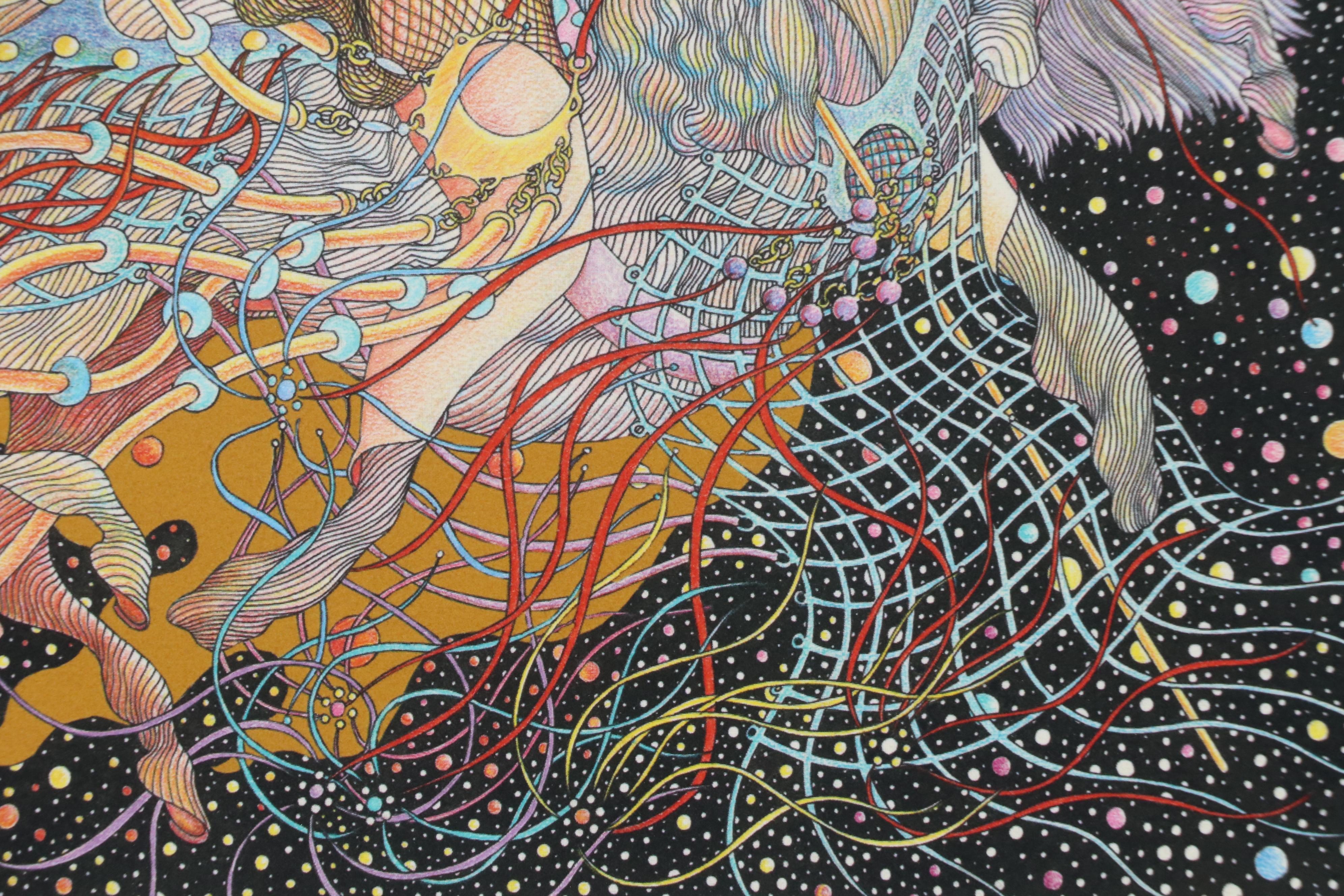 Guillaume Azoulay Surrealist Giclée "Nocturne," 2000