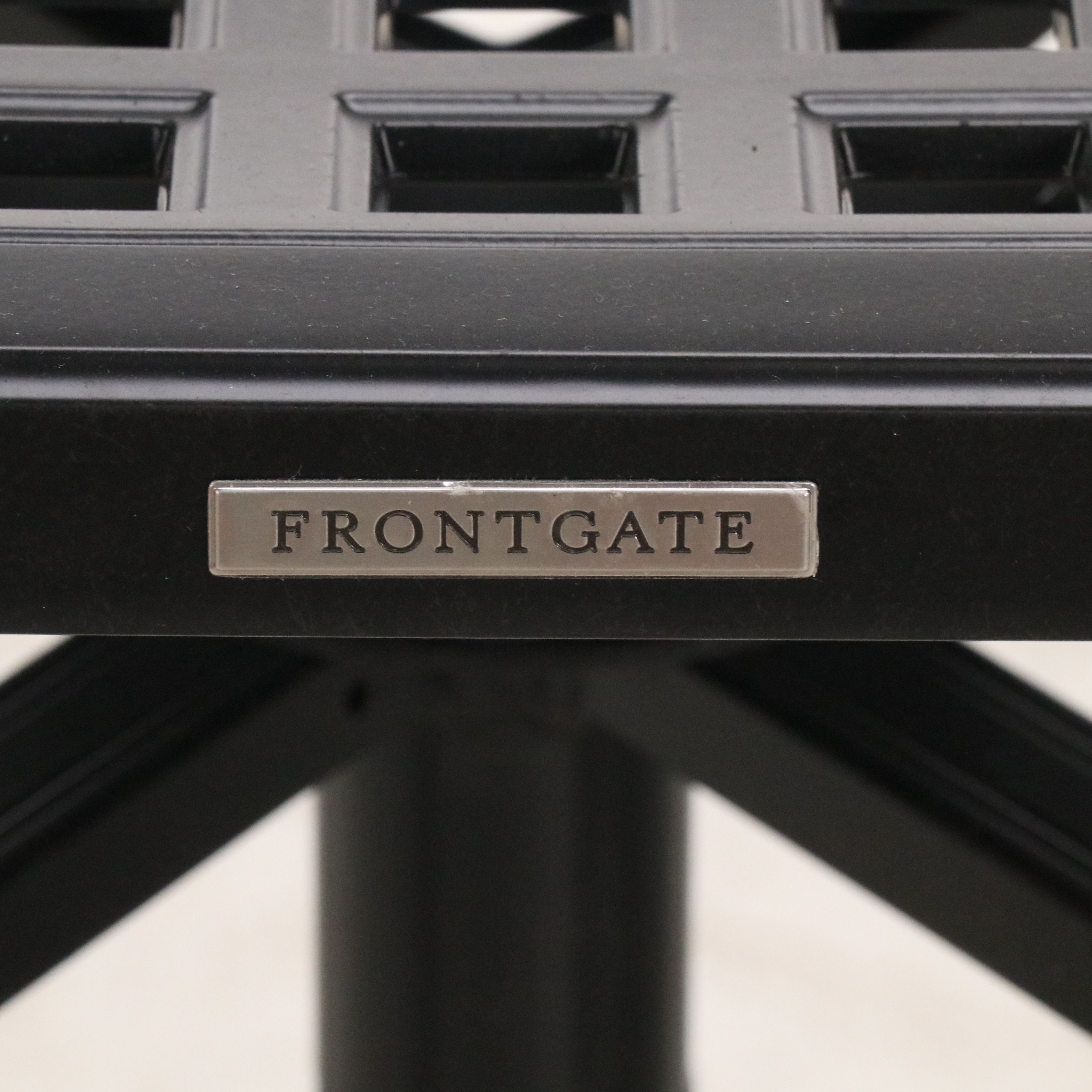 Frontgate "Carlisle" Swivel Bar Stool Pair in Onyx