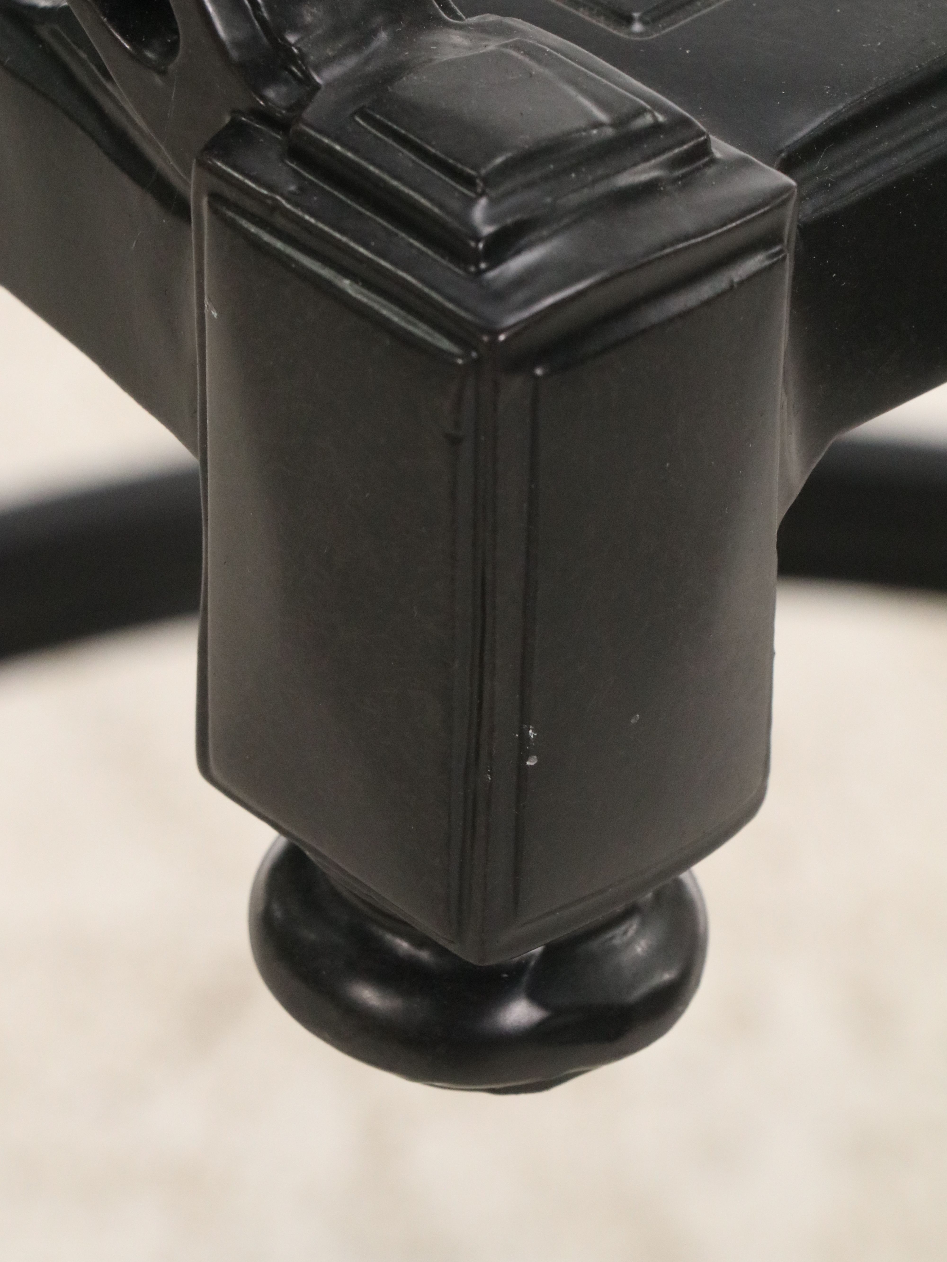 Frontgate "Carlisle" Swivel Bar Stool Pair in Onyx
