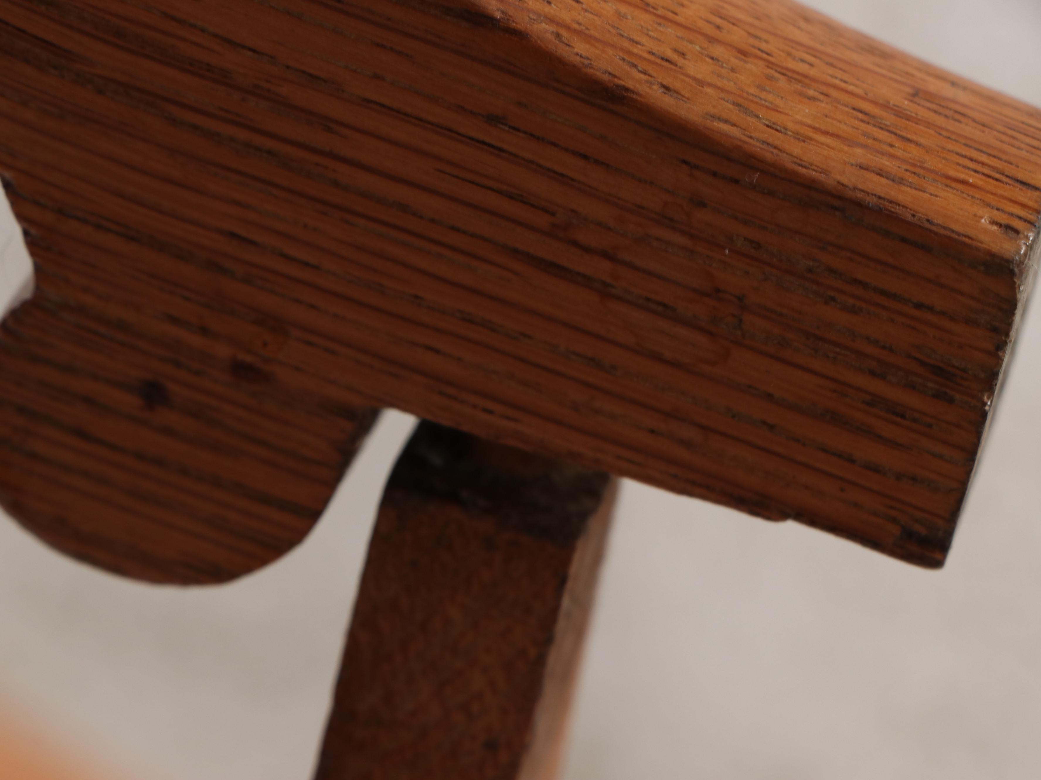 Art Deco Style Oak Two-Tier Hall Table, Early 20th Century