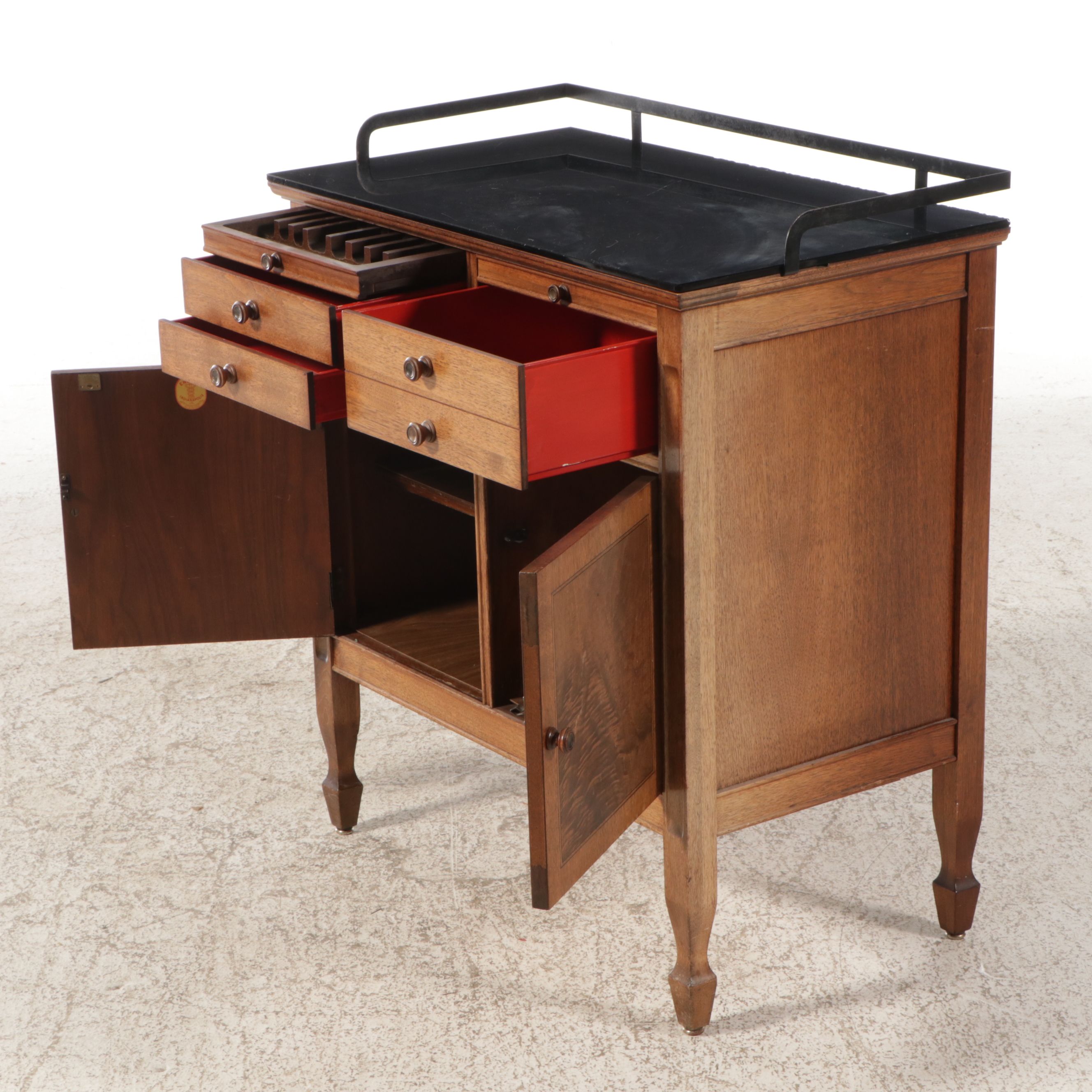 Enochs Walnut Medical Cabinet