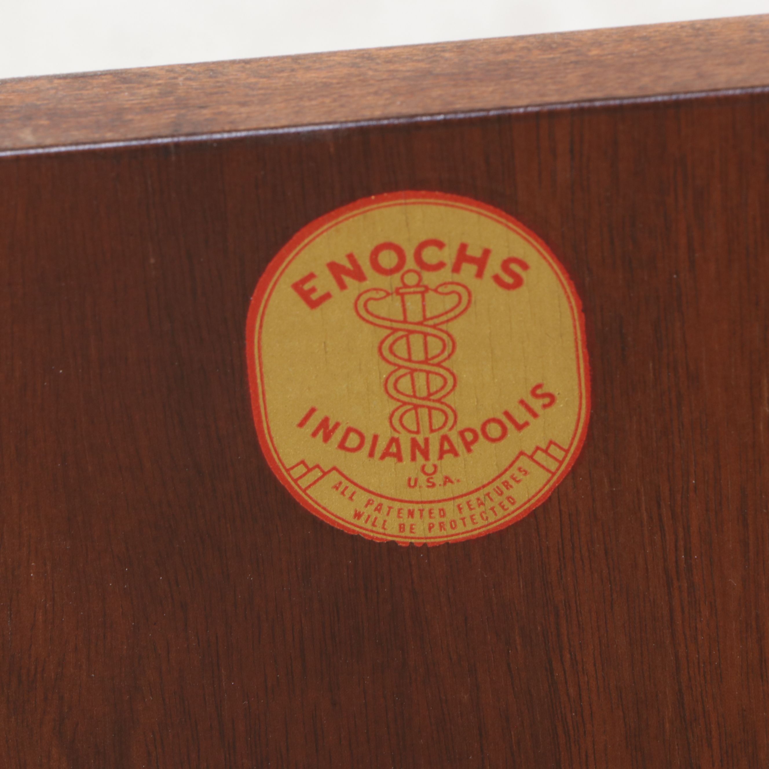 Enochs Walnut Medical Cabinet