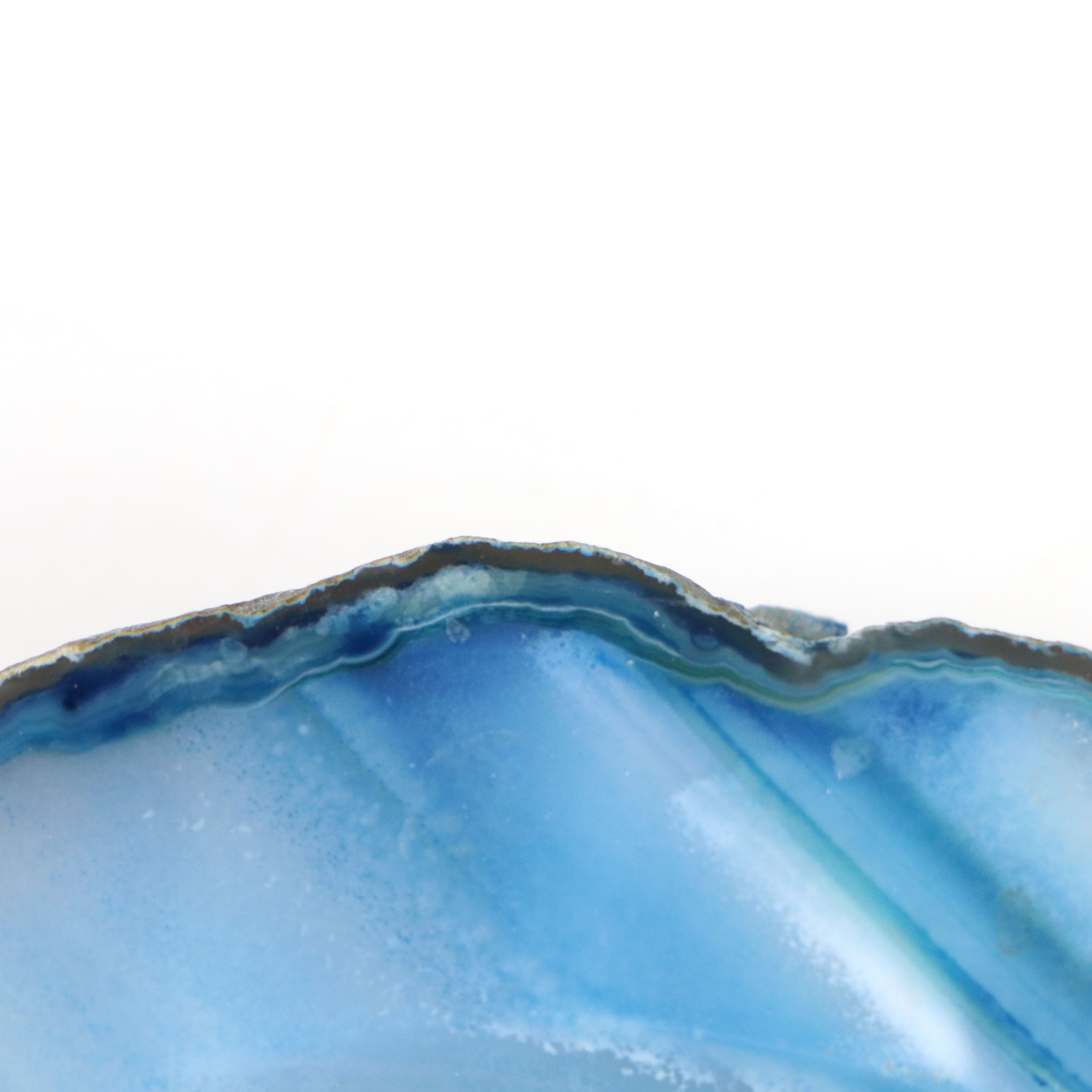 Polished Blue Agate Bowl