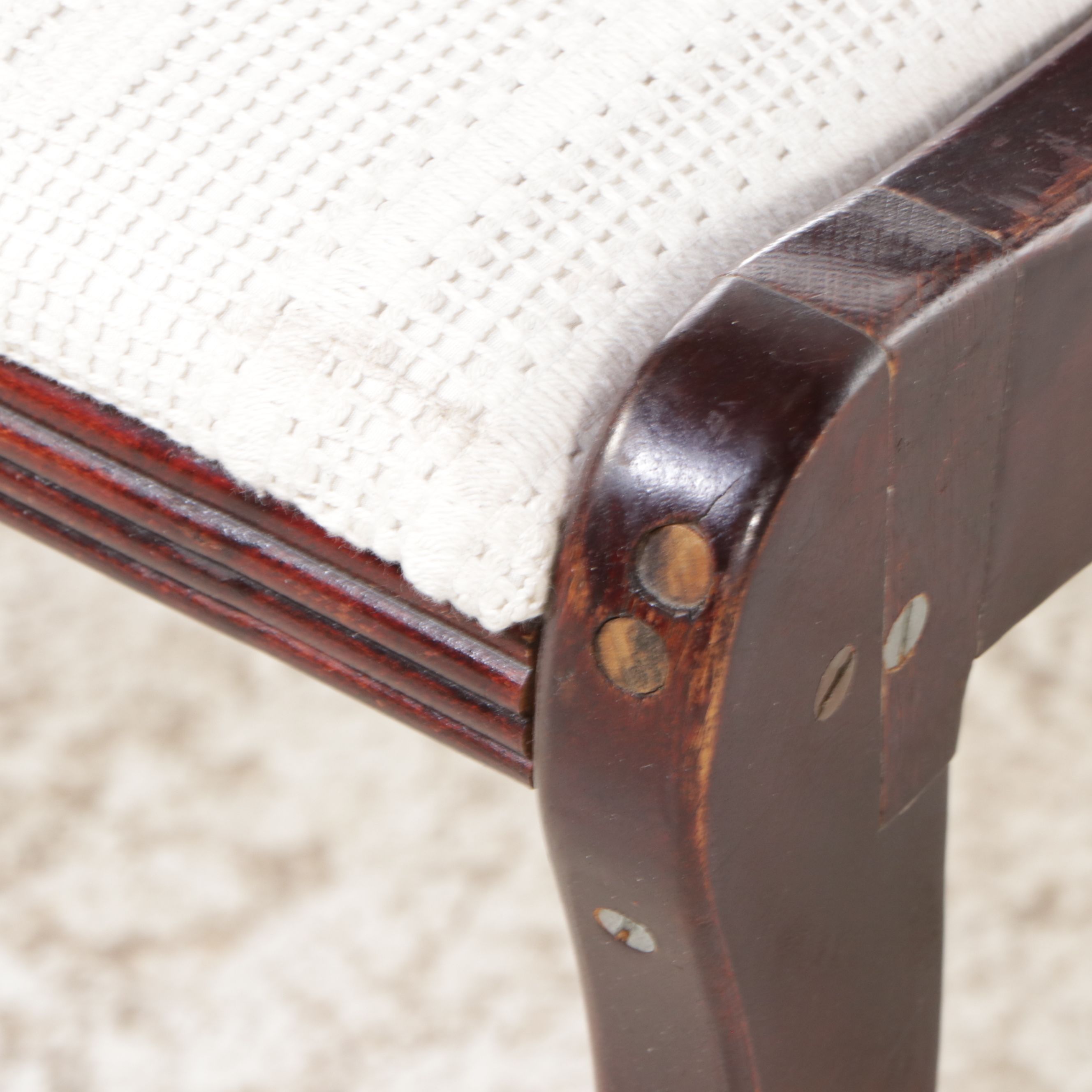 Victorian Style Carved Wood Side Chair, Early to Mid-20th Century