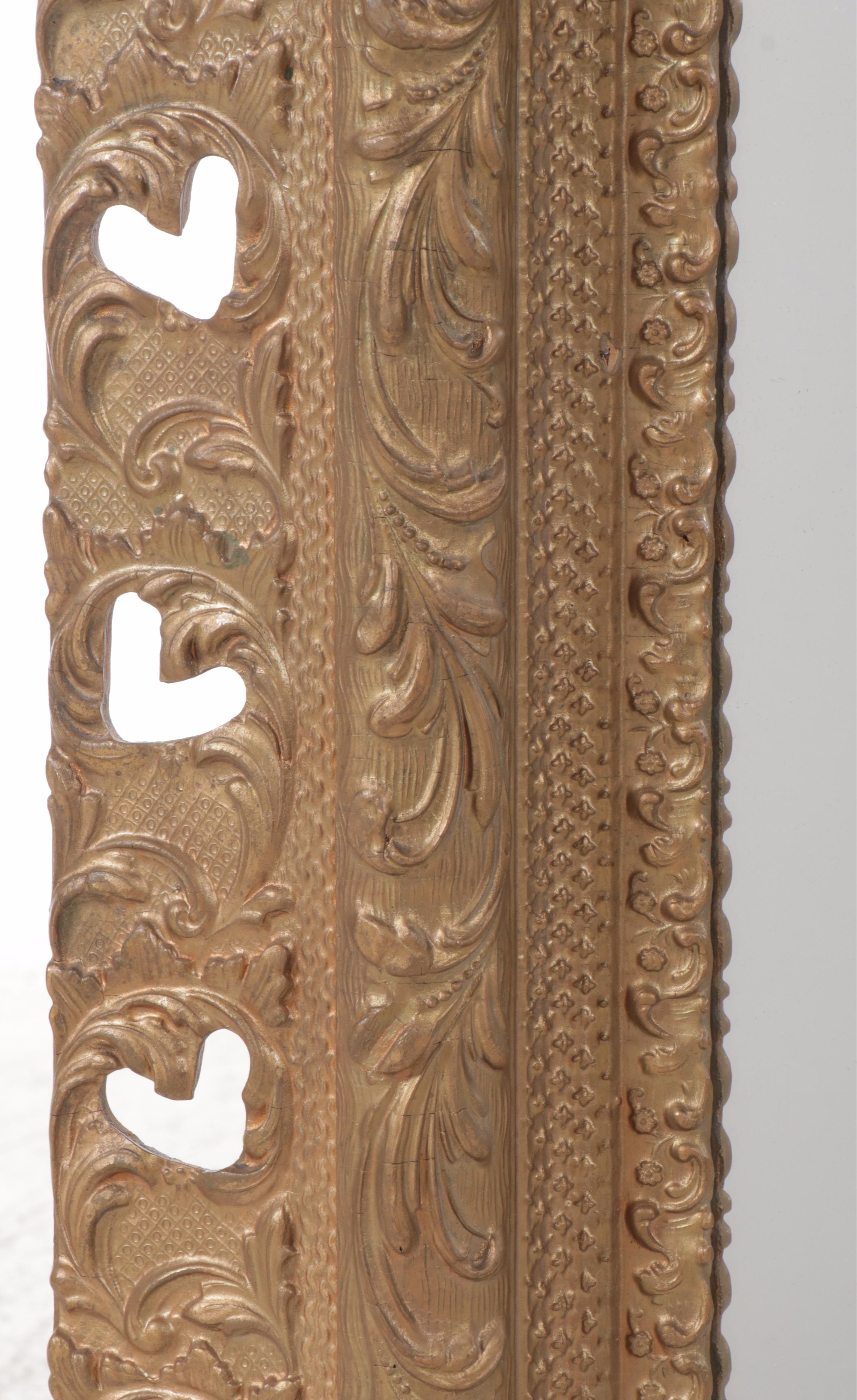 Italian Style Carved Giltwood Wall Mirror, Late 19th/ 20th Century