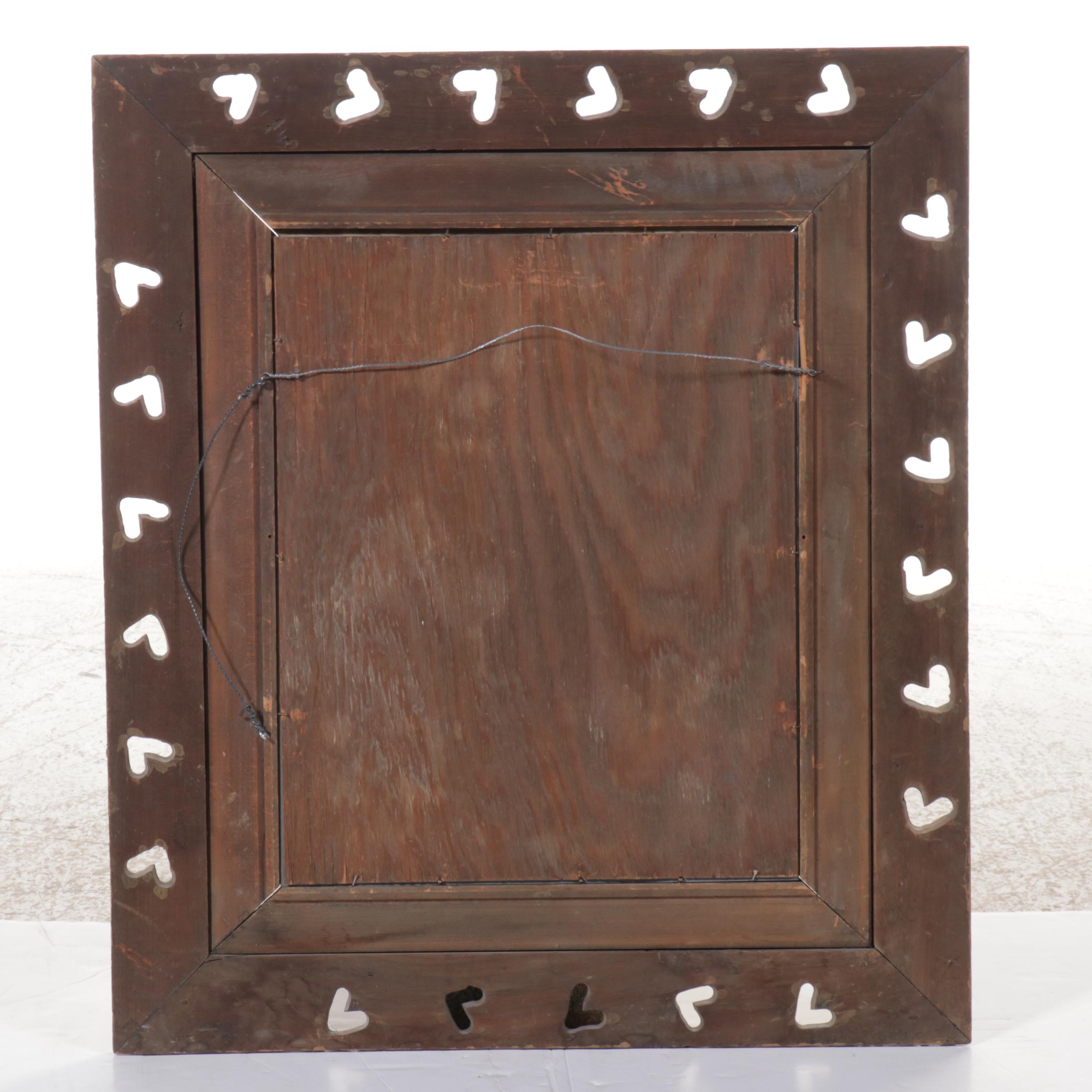 Italian Style Carved Giltwood Wall Mirror, Late 19th/ 20th Century