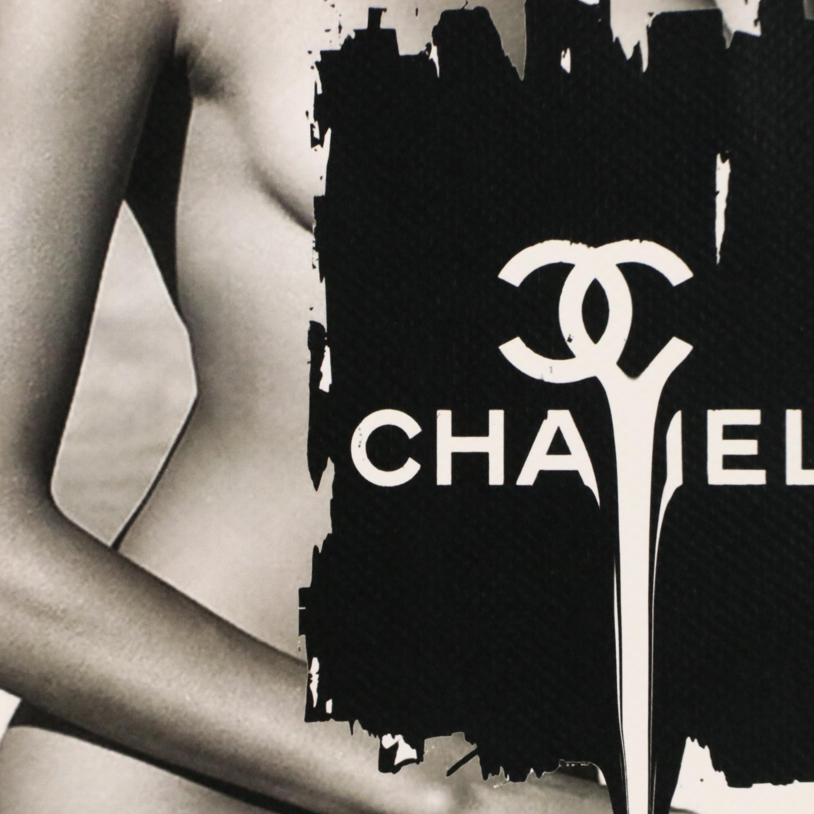 Death NYC Pop Art Digital Print with Chanel Logo, 2024