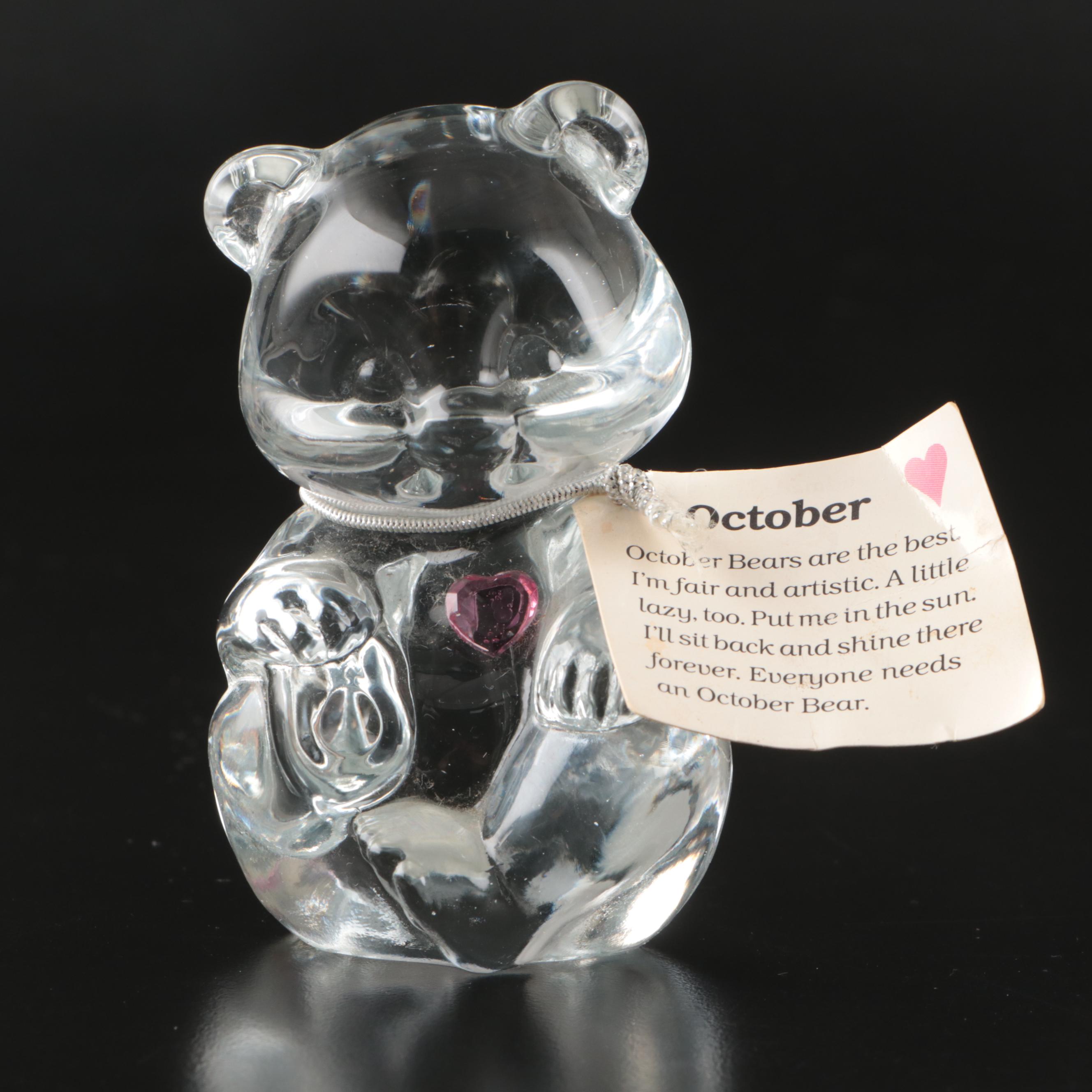 Fenton Glass Bear Figurines