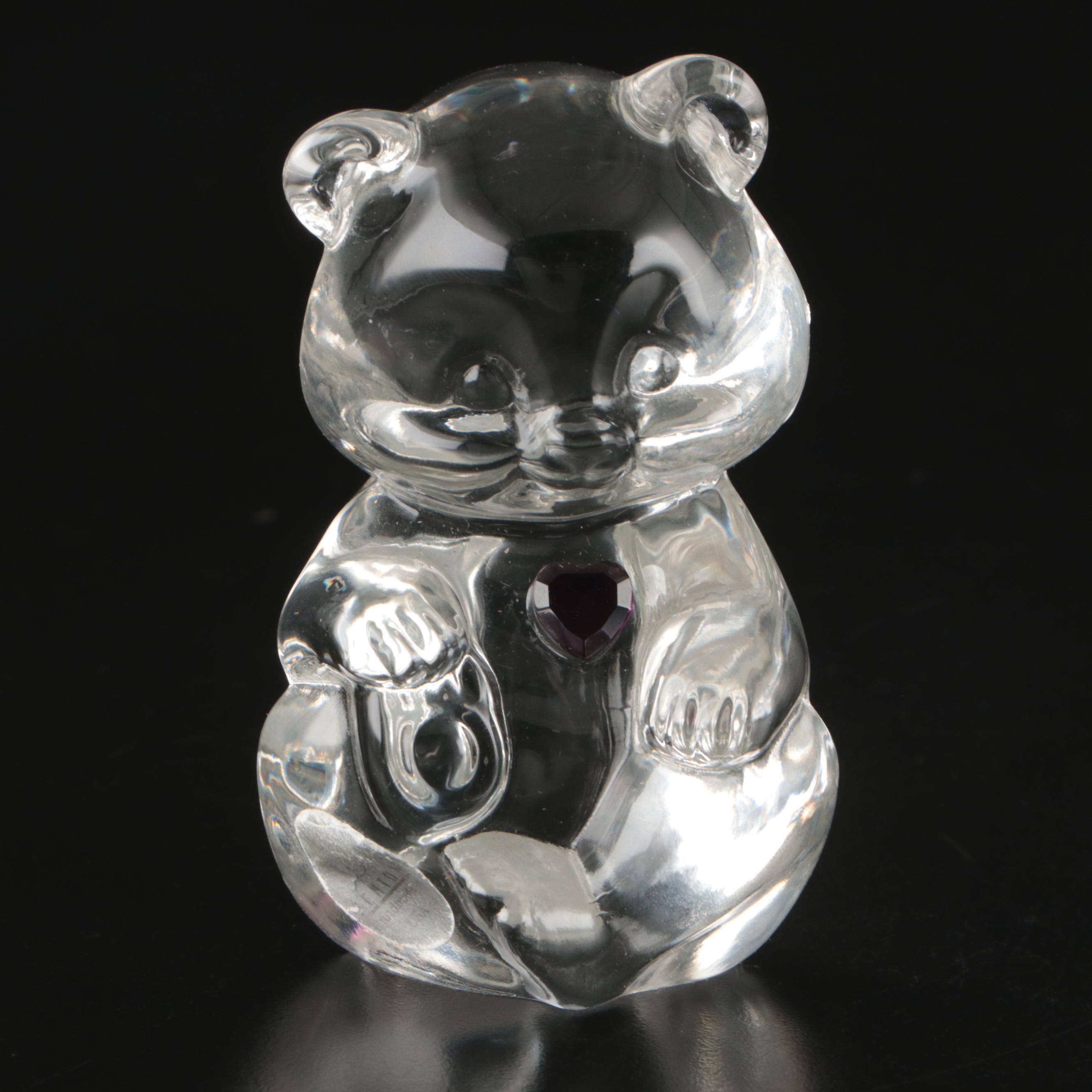 Fenton Glass Bear Figurines