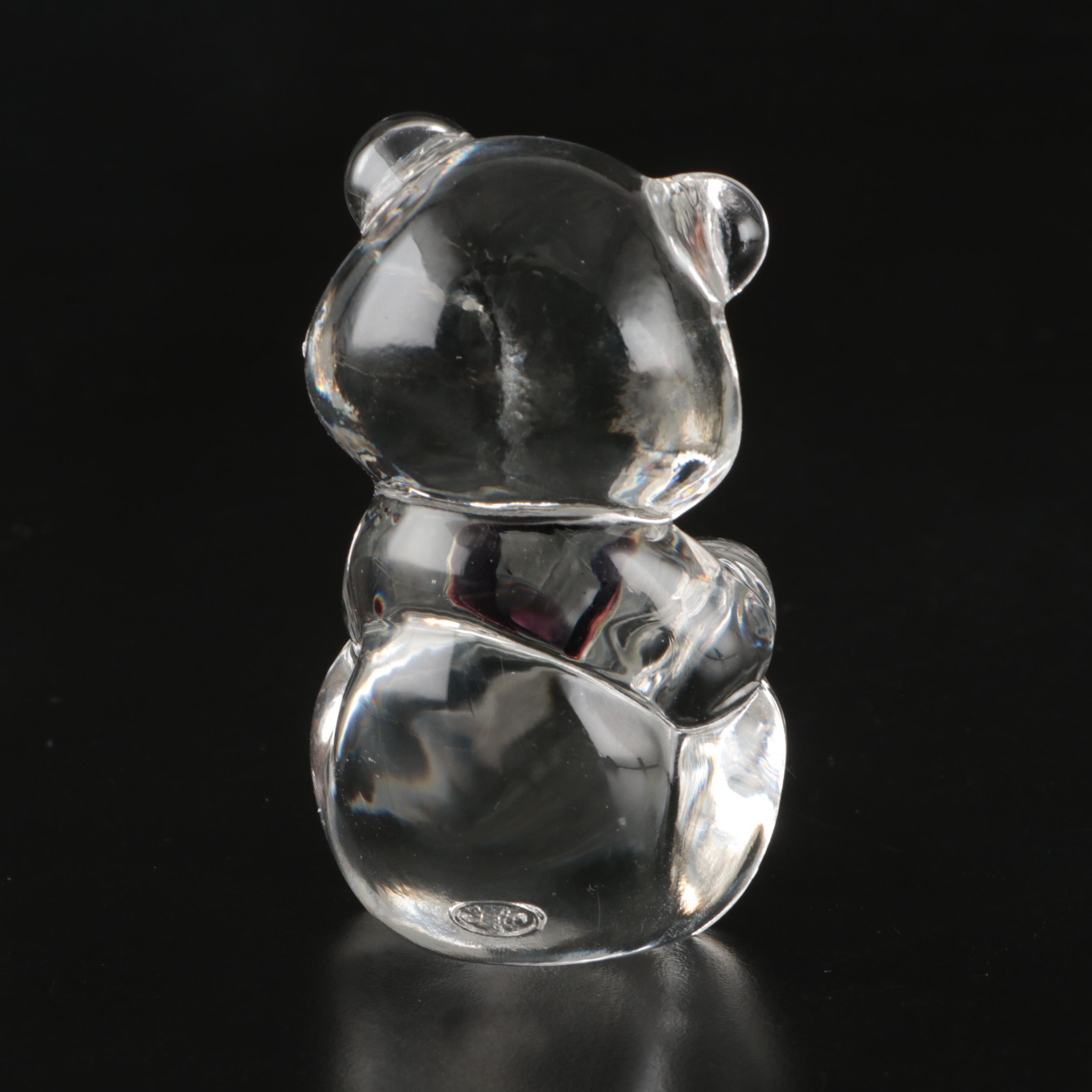 Fenton Glass Bear Figurines