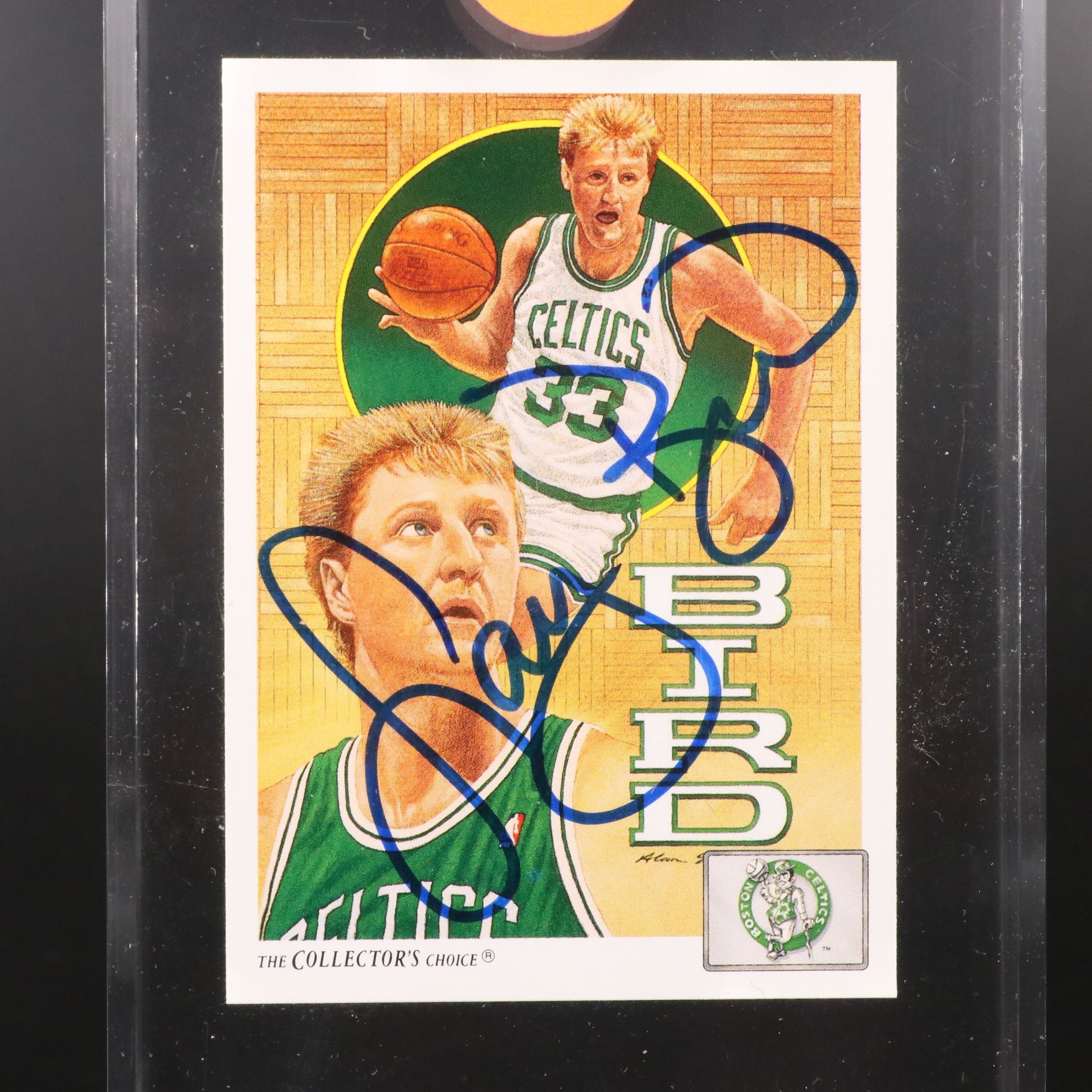 1991 Upper Deck Larry Bird Signed Boston Celtics Basketball Card