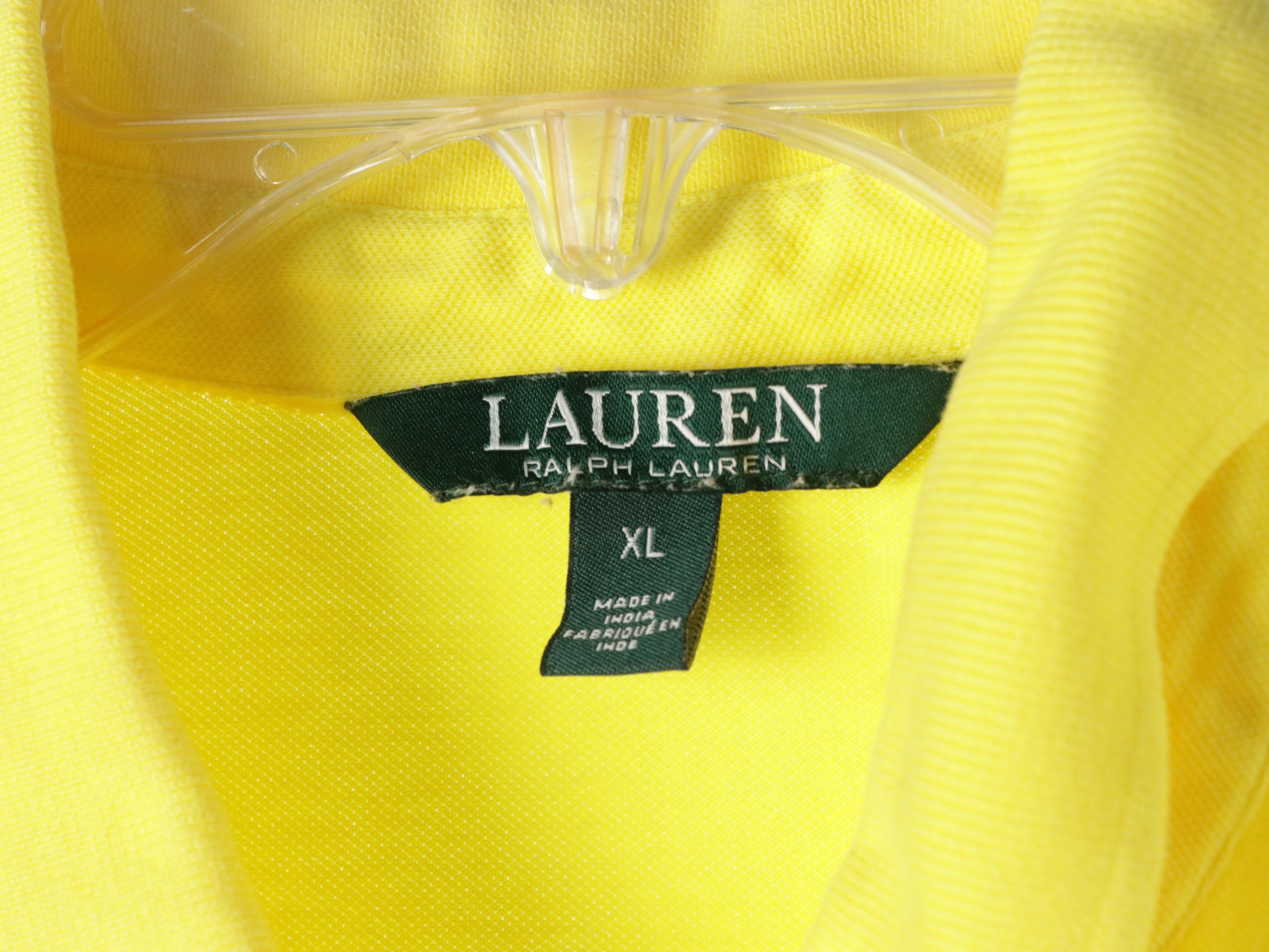 Lauren Ralph Lauren Polo Shirts with Blue Cable and Yellow Knit Sweaters