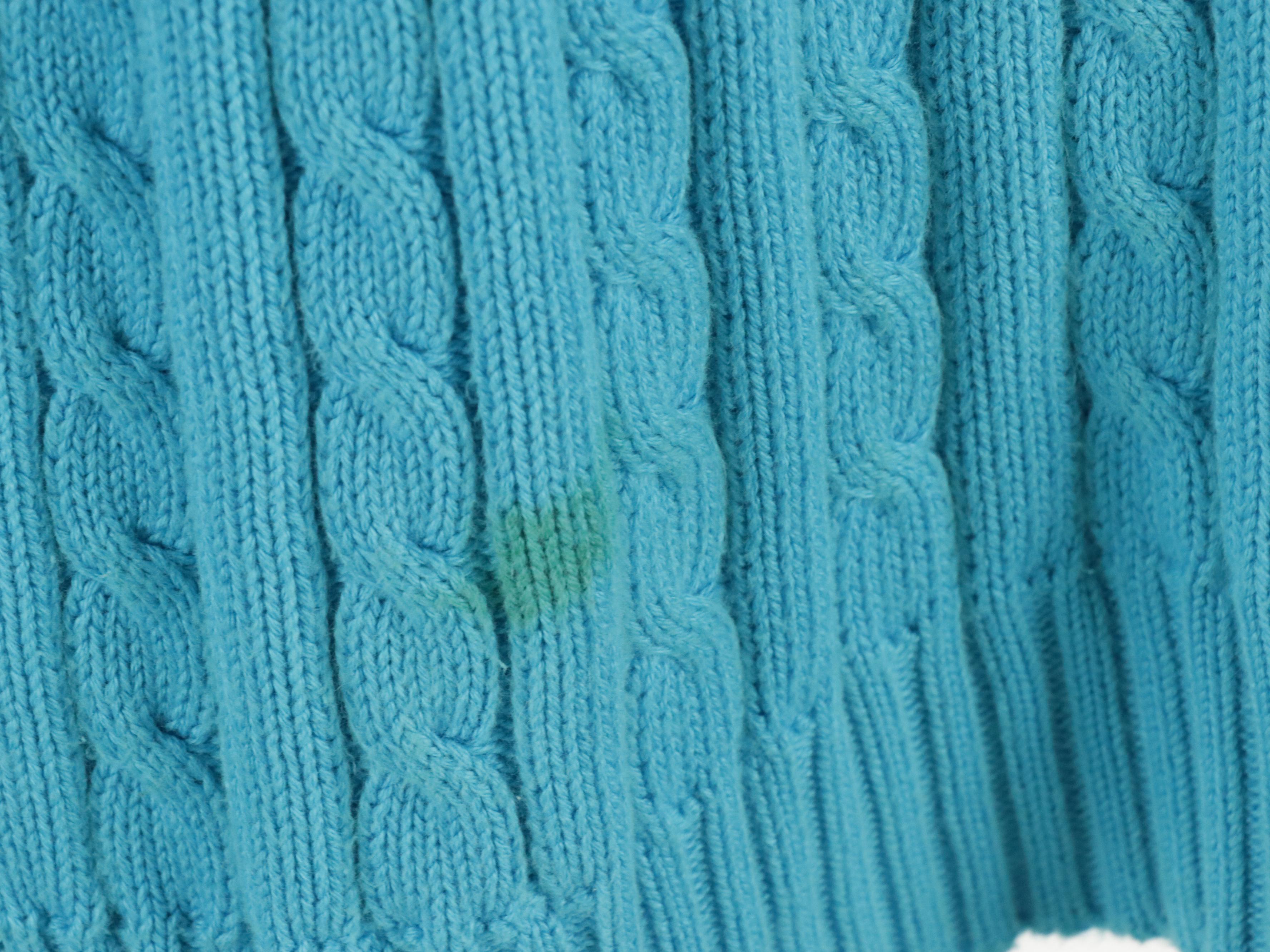 Lauren Ralph Lauren Polo Shirts with Blue Cable and Yellow Knit Sweaters