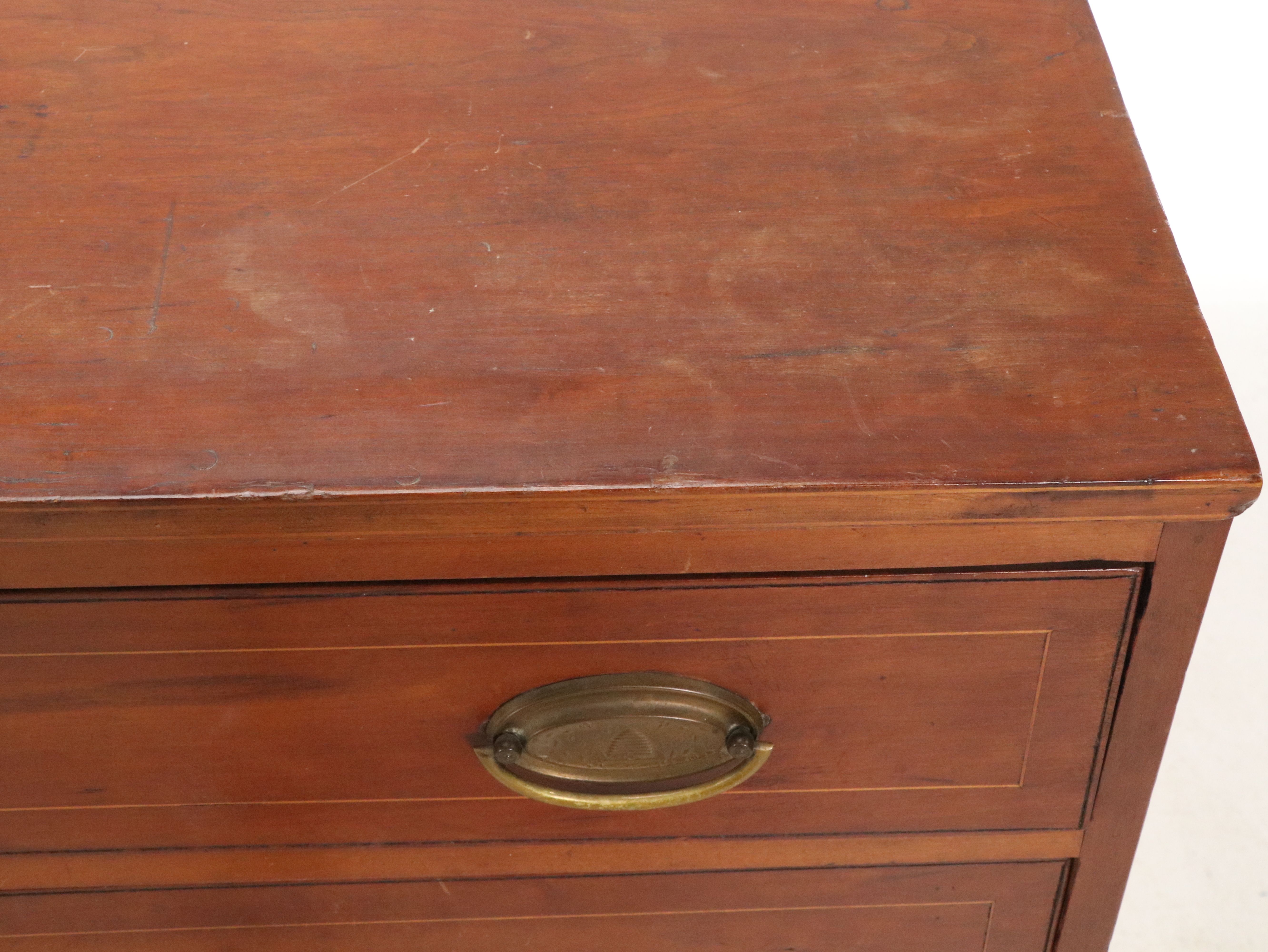 Federal Style Cherry Four Drawer Chest
