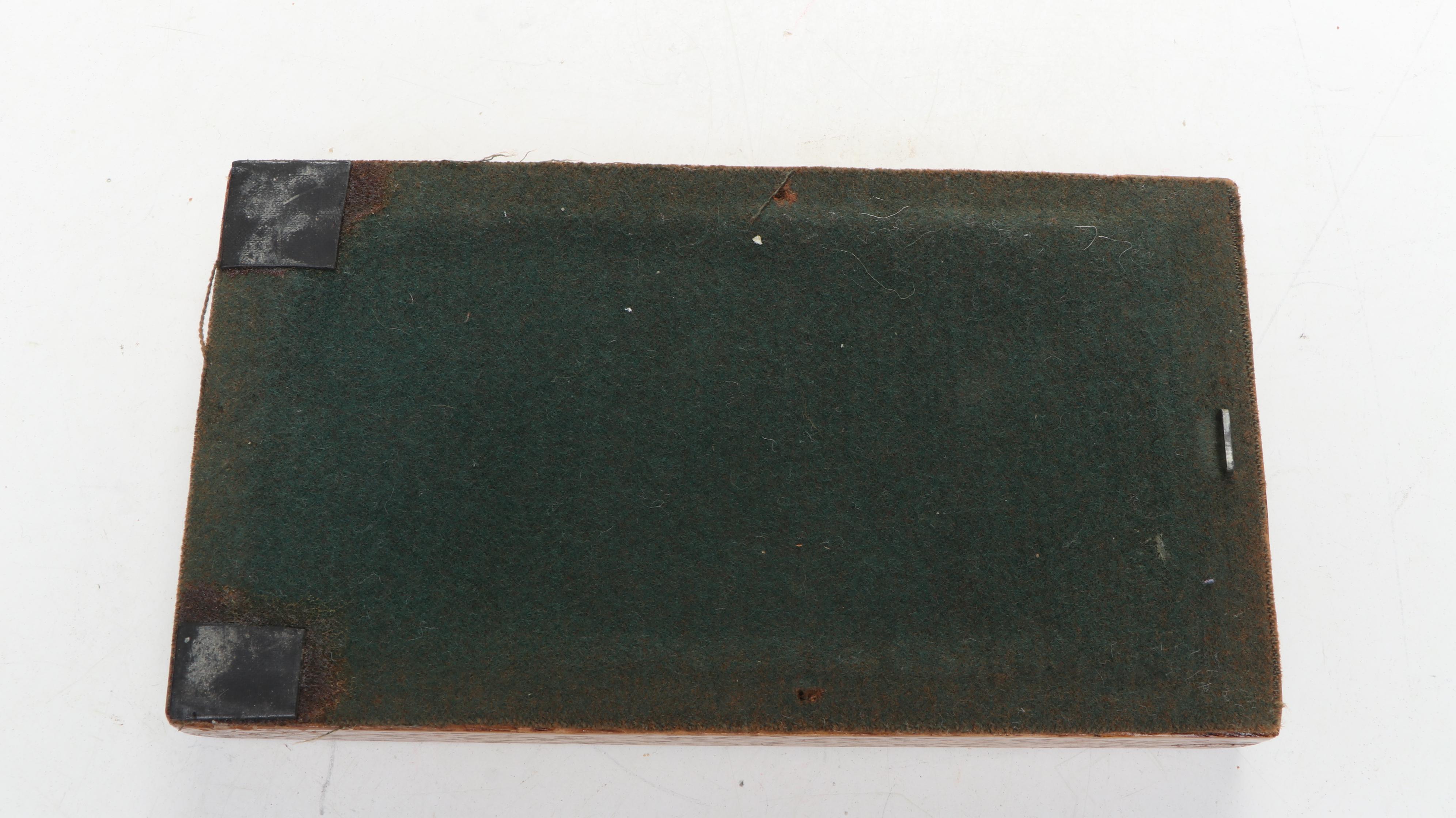 RumRill Art Deco Vase with Wood Framed Decorative Tiles