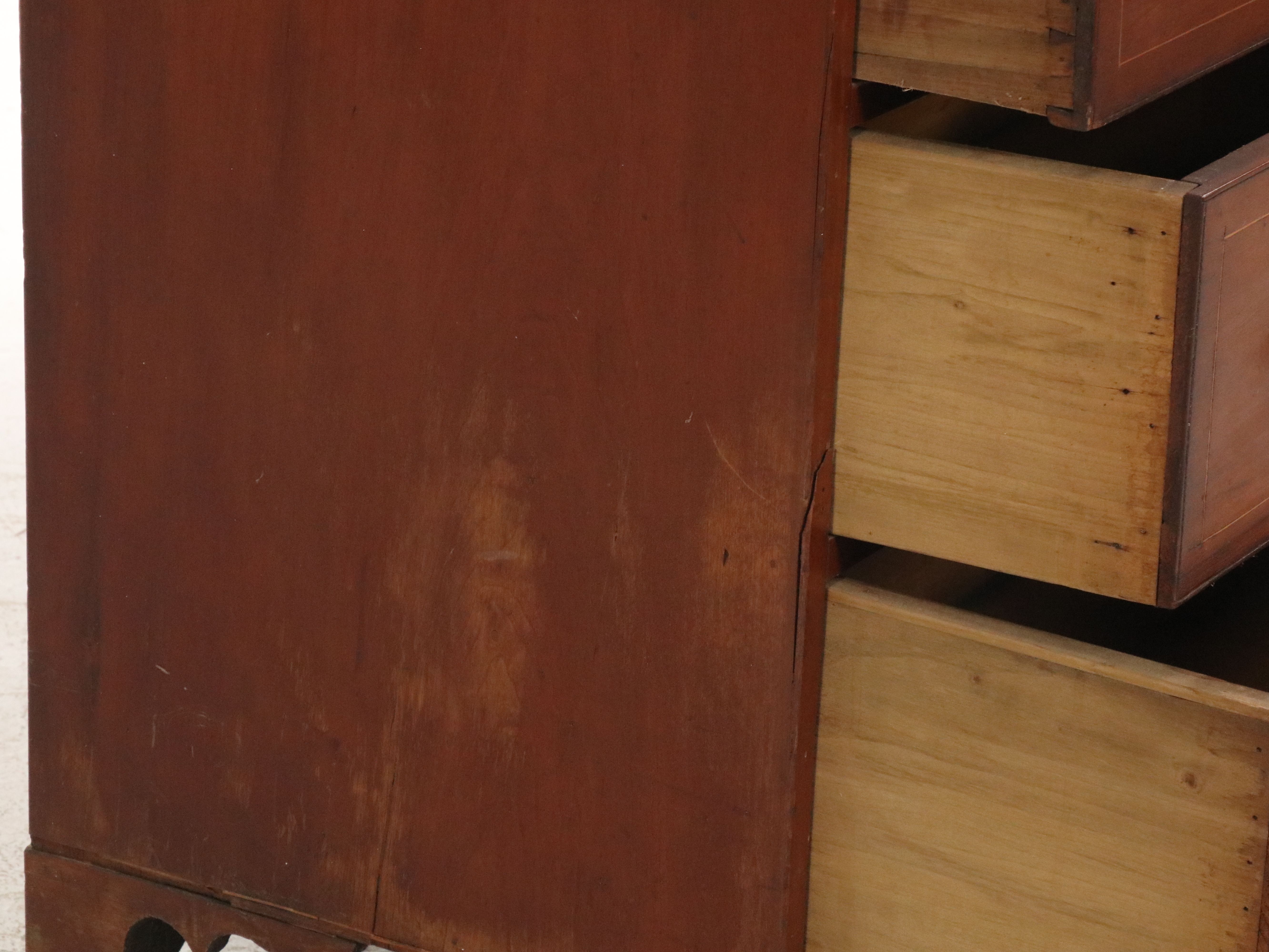 Federal Style Cherry Four Drawer Chest