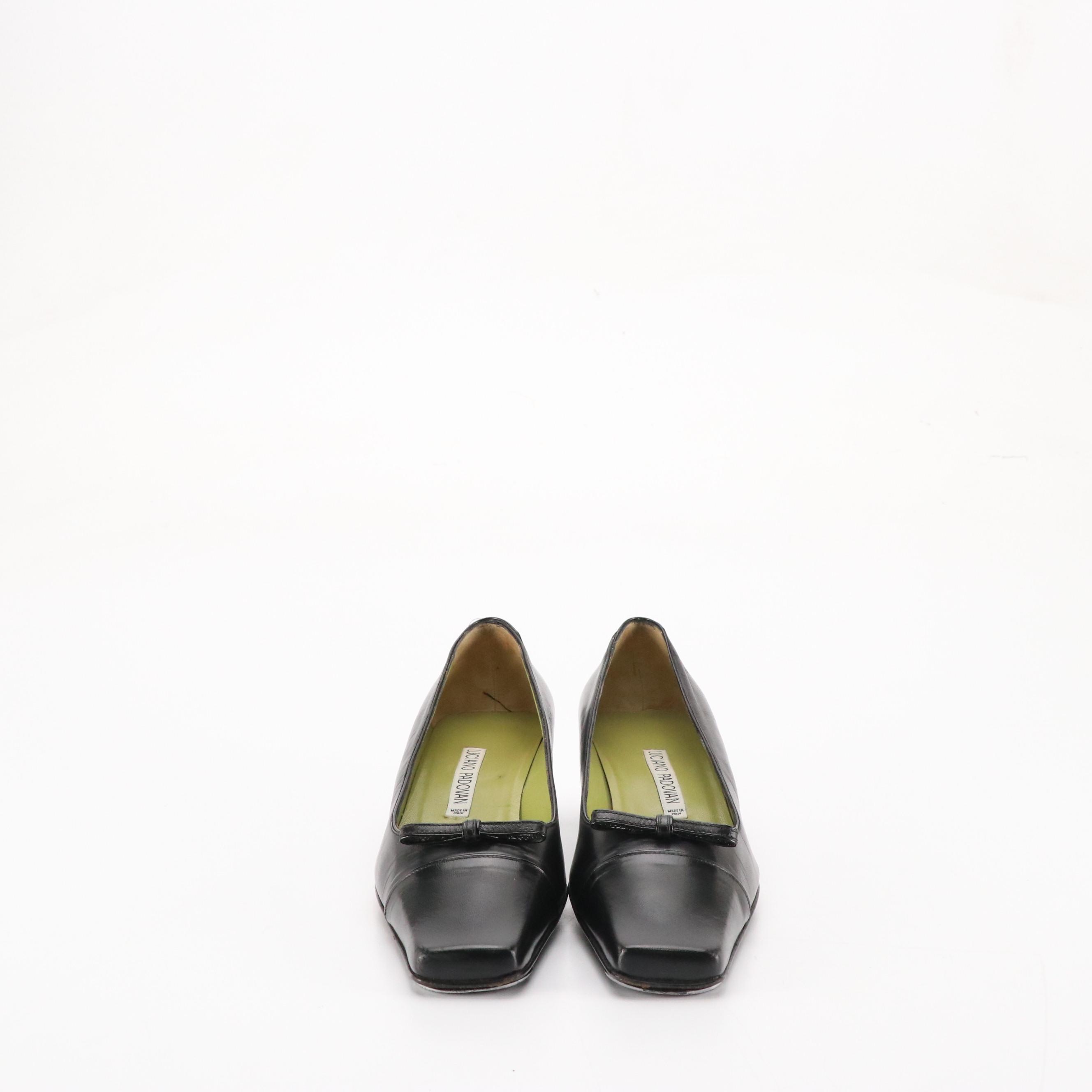 Leather Kitten Heels from Via Spiga, Fratelli Rossetti and More W/ Other Flats