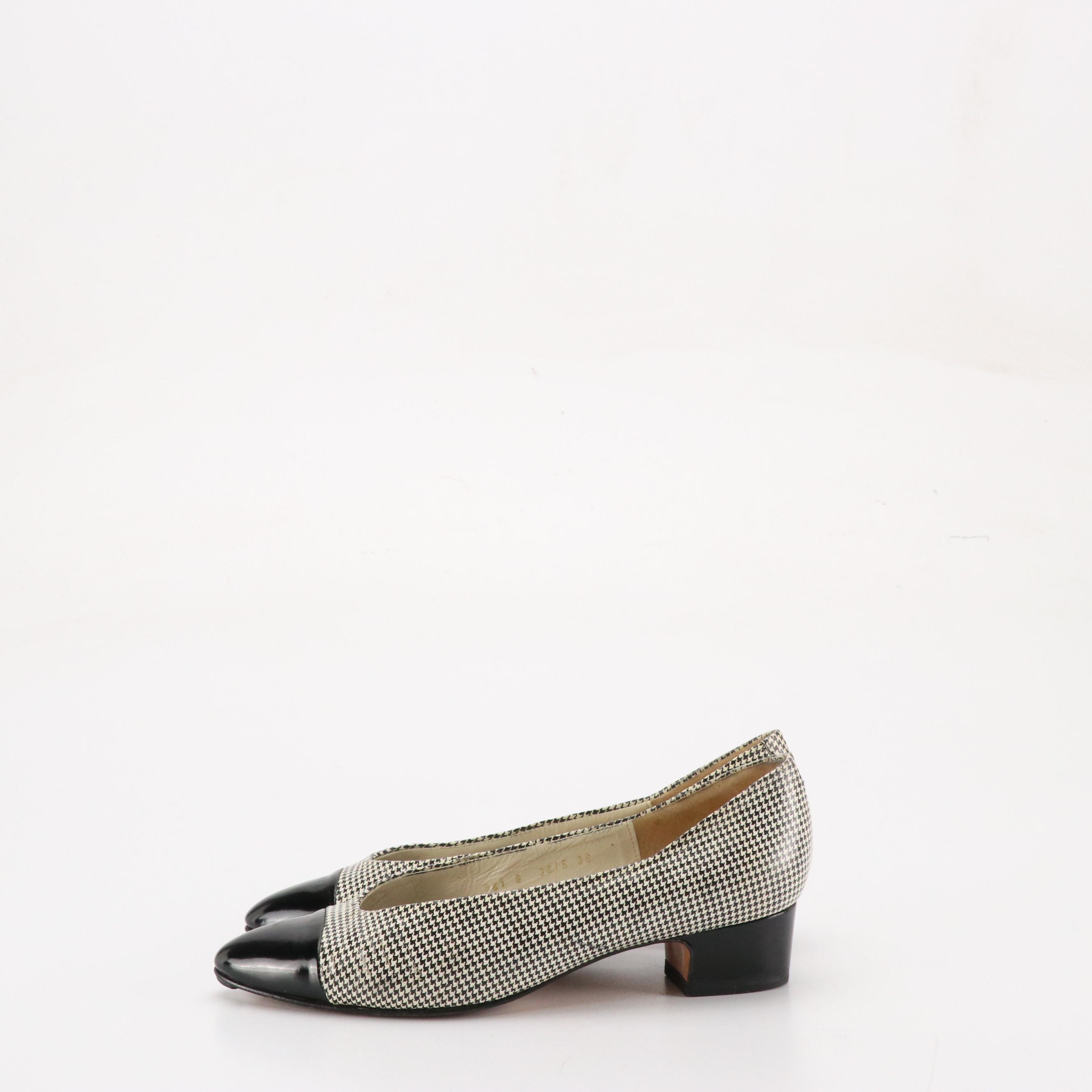 Leather Kitten Heels from Via Spiga, Fratelli Rossetti and More W/ Other Flats