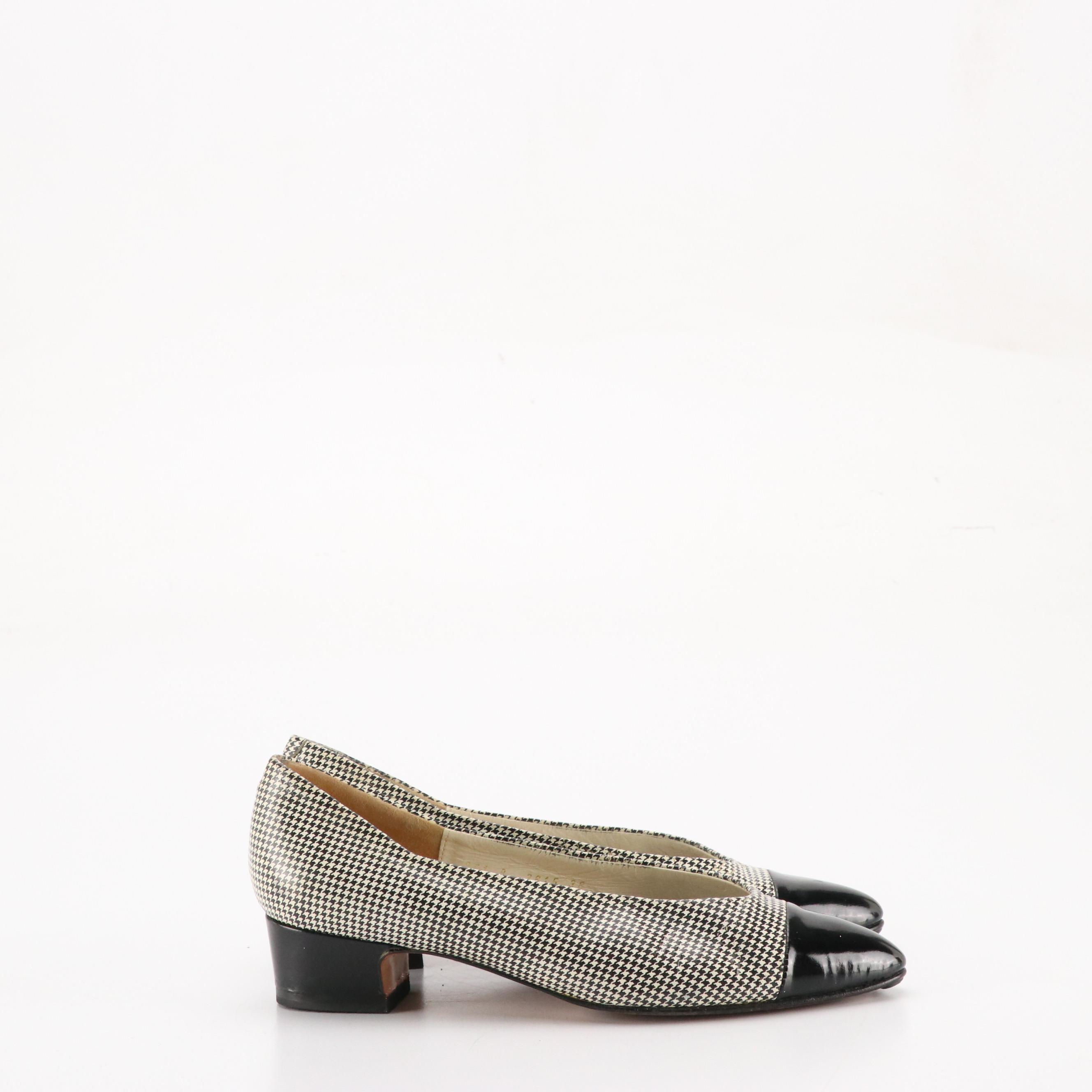 Leather Kitten Heels from Via Spiga, Fratelli Rossetti and More W/ Other Flats