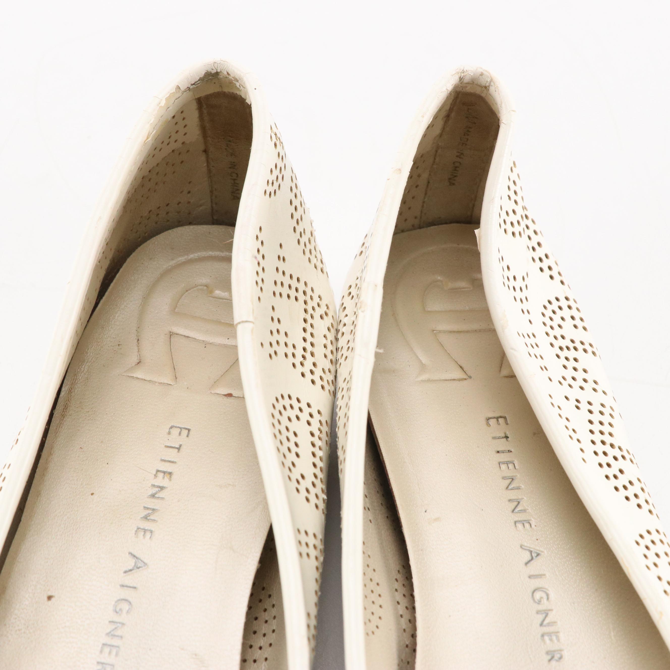 Leather Kitten Heels from Via Spiga, Fratelli Rossetti and More W/ Other Flats