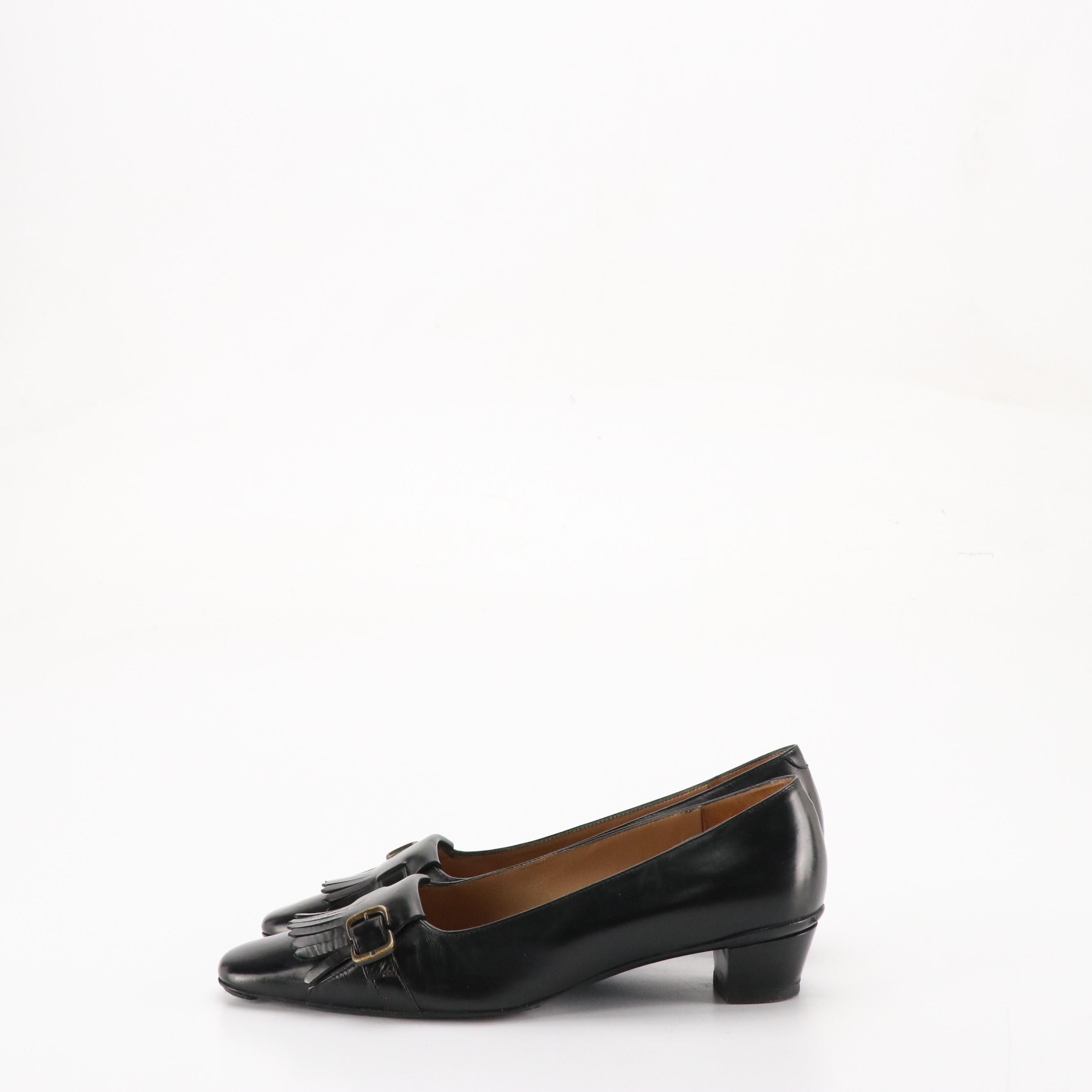 Leather Kitten Heels from Via Spiga, Fratelli Rossetti and More W/ Other Flats